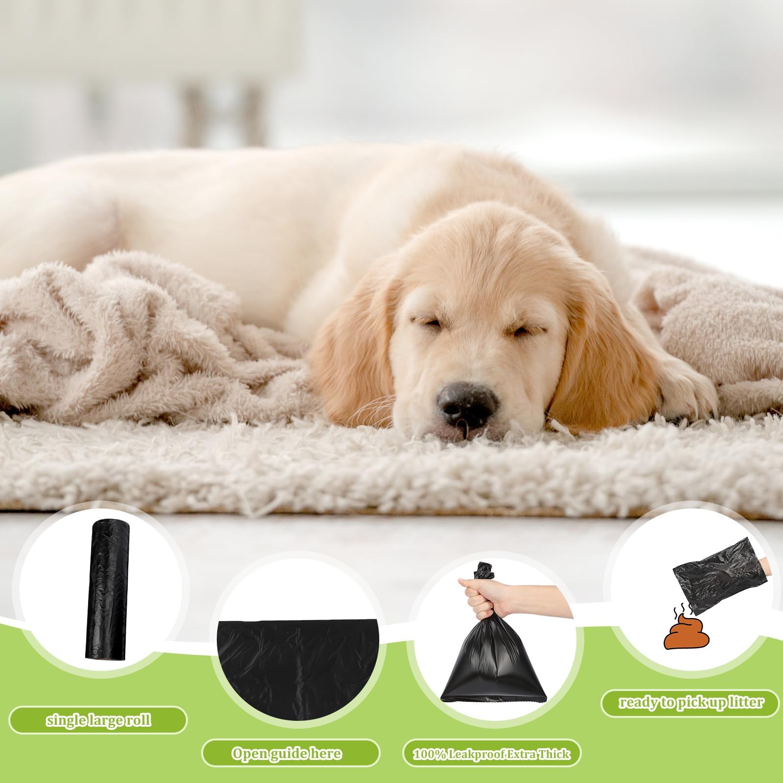 Sherr 15 Boxed Rolls 3000 Counts Dog Poop Bags Bulk Leak Proof Dog Waste Bags Doggy Poop Bags Pet Waste Bags For Puppy Pets Outd