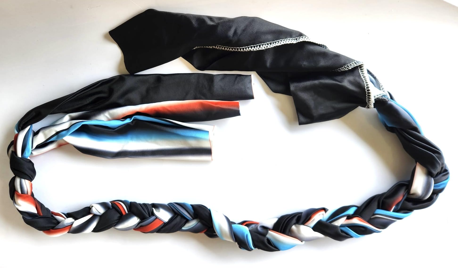 MedTouch Braid-in Horse Tail Bag Durable Long with Drawstring Top (Multicolor)