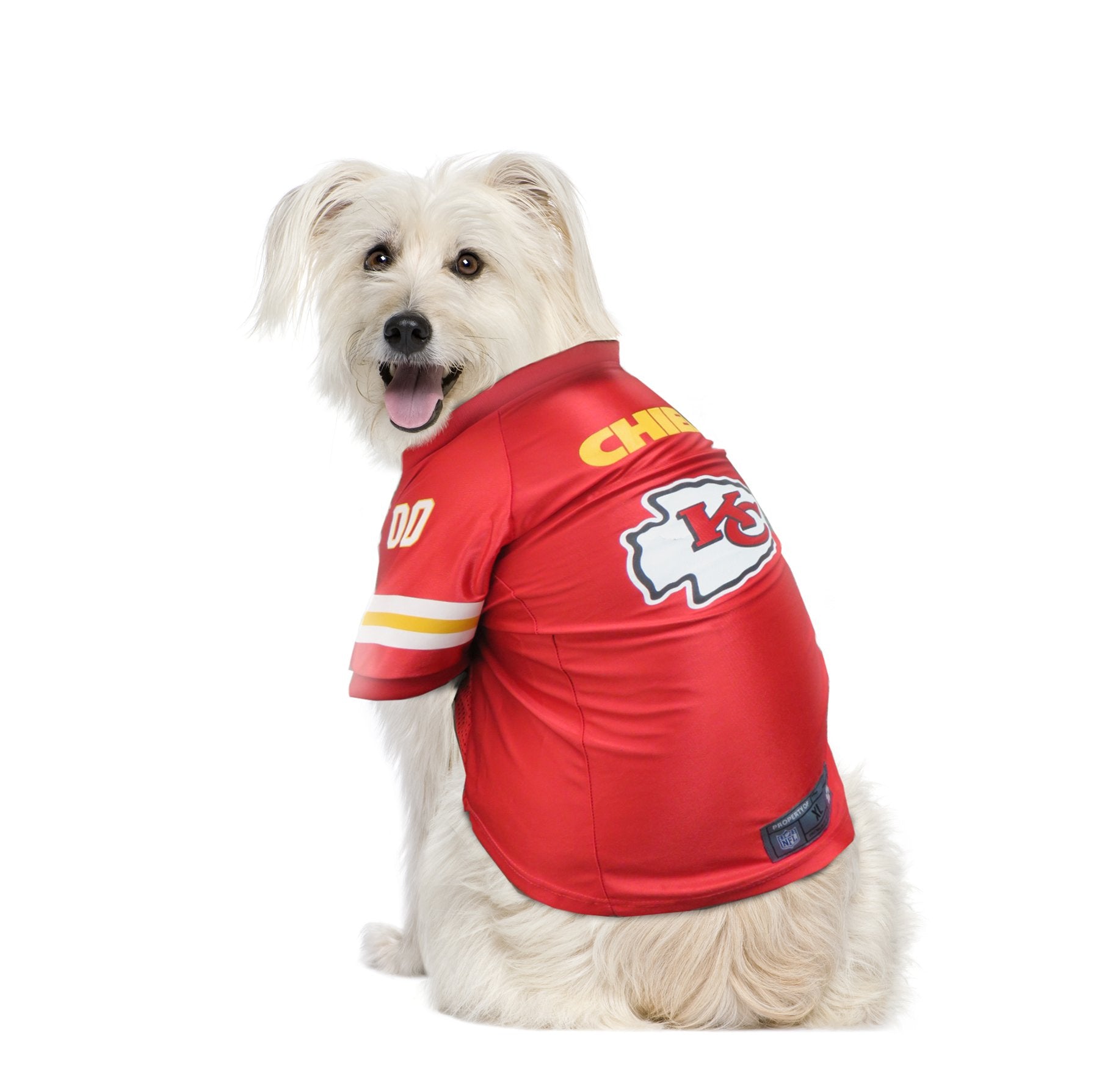 Littlearth Unisex-Adult Nfl Kansas City Chiefs Premium Pet Jersey, Team Color, Medium