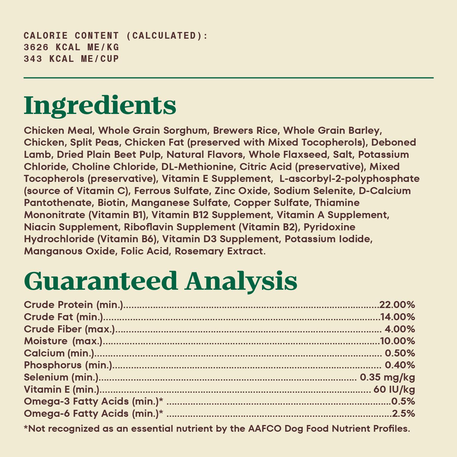 Nutro Max Adult Dry Dog Food with Lamb, 25 lb. Bag