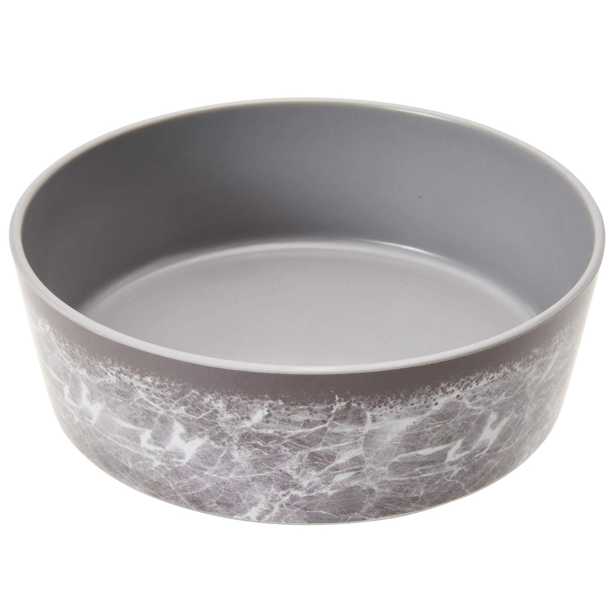 Spot Unbreak-A-Bowlz Shatter Resistant Melamine Pet Bowls L Marble L Medium