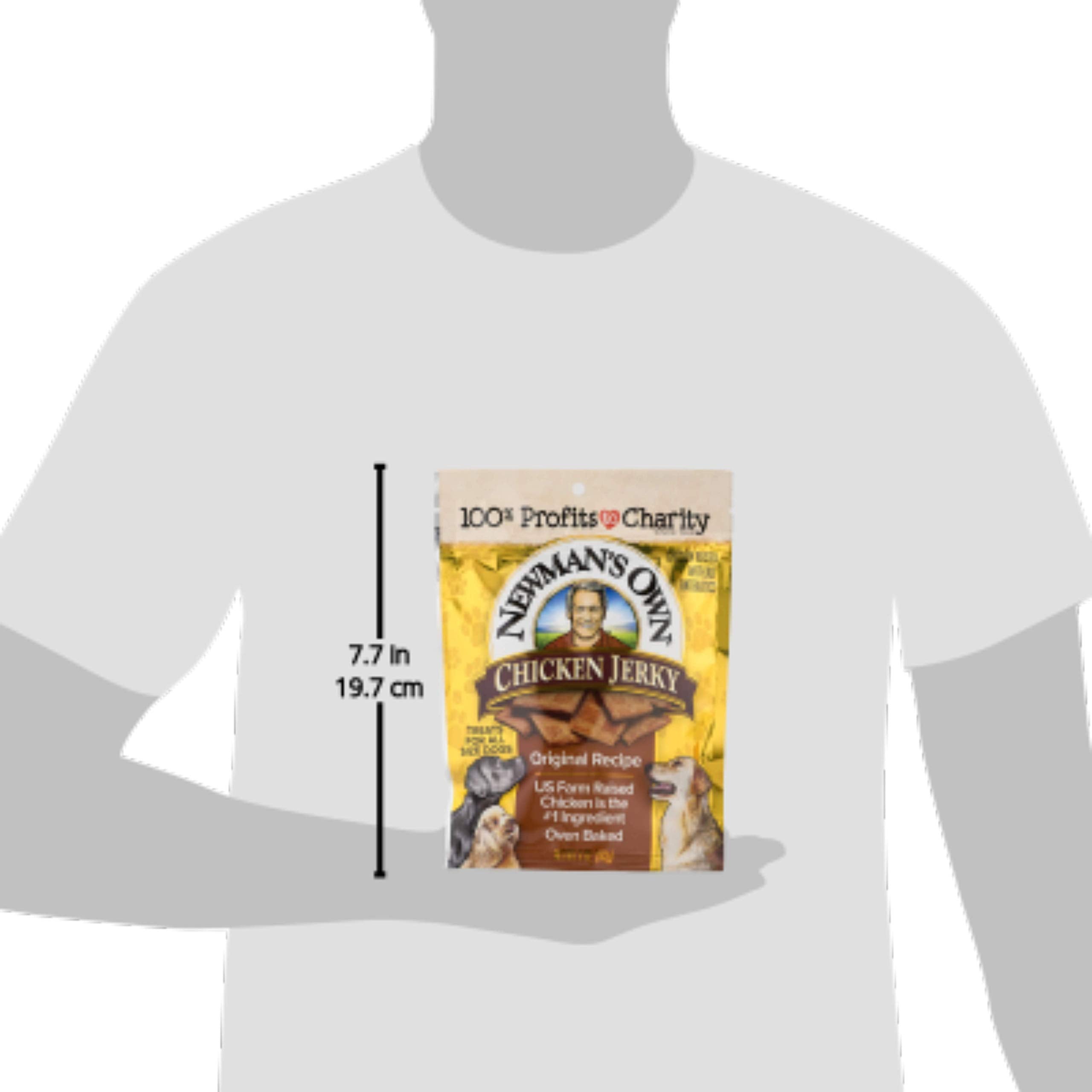 Newman s Own Jerky Treats for Dogs - Original Chicken Recipe | Made with US Farm-Raised Chicken | Grain Free | High in Protein