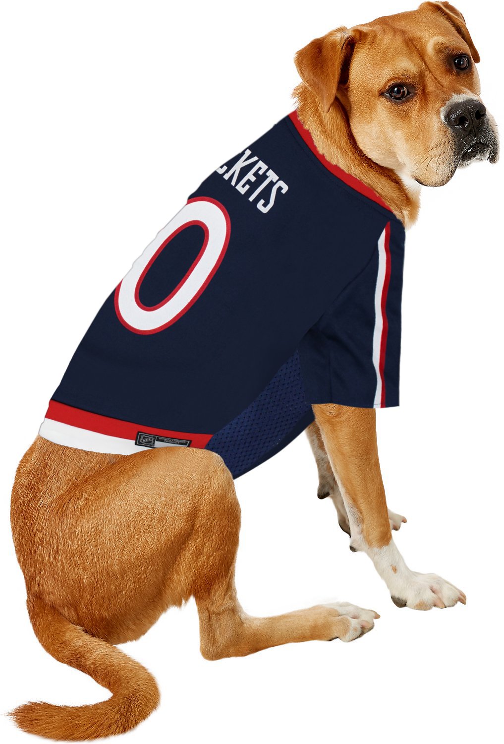 Pets First NHL Columbus Blue Jackets Jersey for Dogs & Cats, X-Small. - Let Your Pet be a Real NHL Fan!