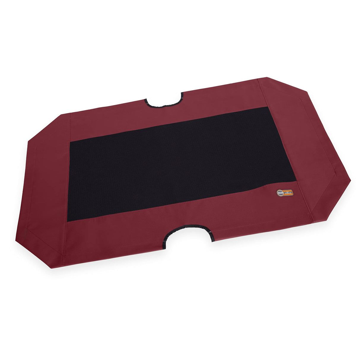 K&H Pet Products Original Pet Cot Replacement Cover (Cot Sold Separately) Red/Black X-Large 50 X 32 Inches