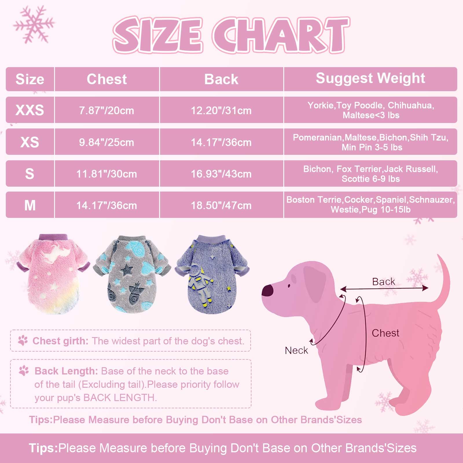 Dog Sweaters For Small Dogs Night Glow Valentine'S Day Clothes, Warm Pullover Sweatshirt, Winter Pet Coat Jacket Cat Costume, Pu