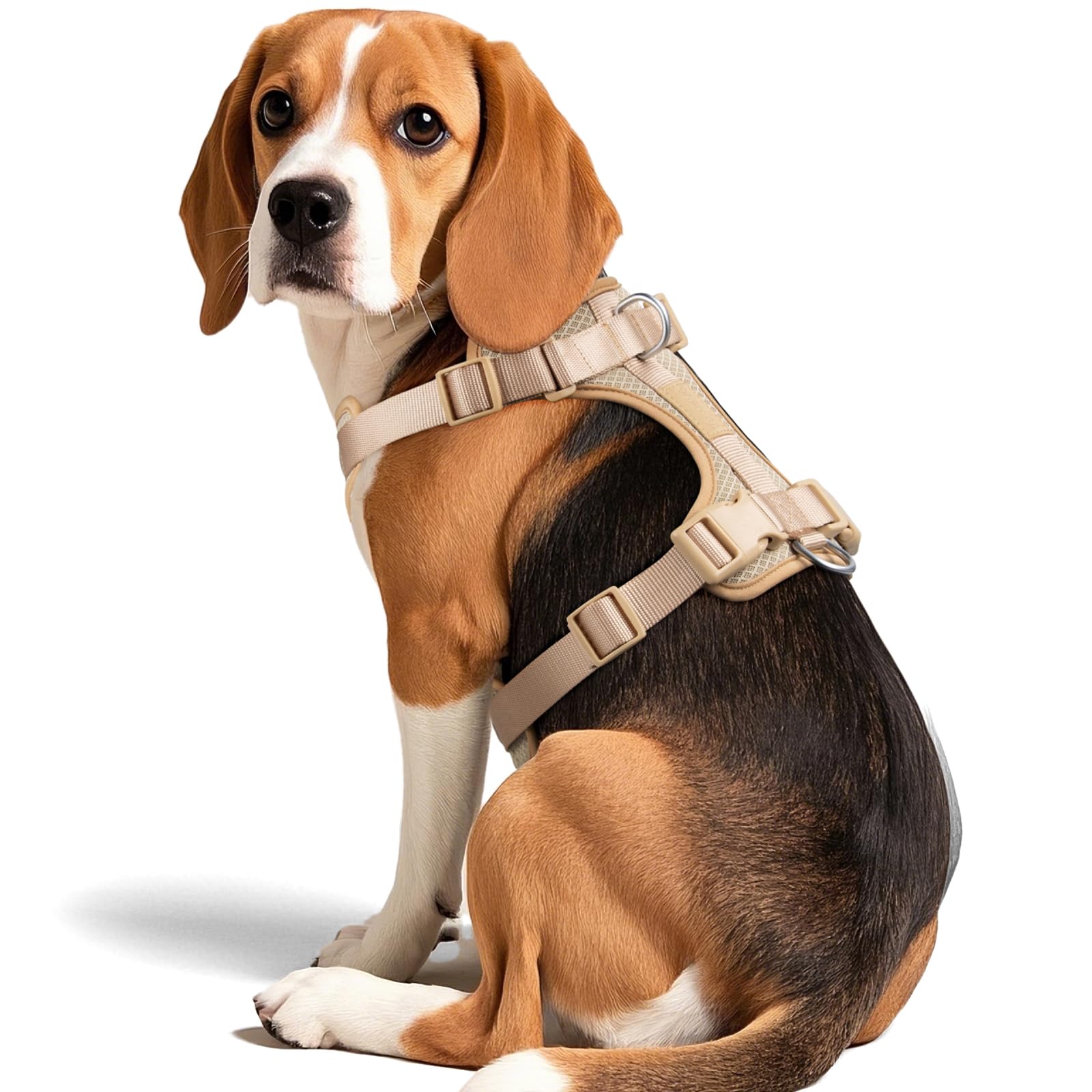 Wisedog Dog Harness Medium Sized, Pet Vest with Front Clip, Adjustable Puppy Harness with 3 Fast Release Buckles[Easy to Put on 