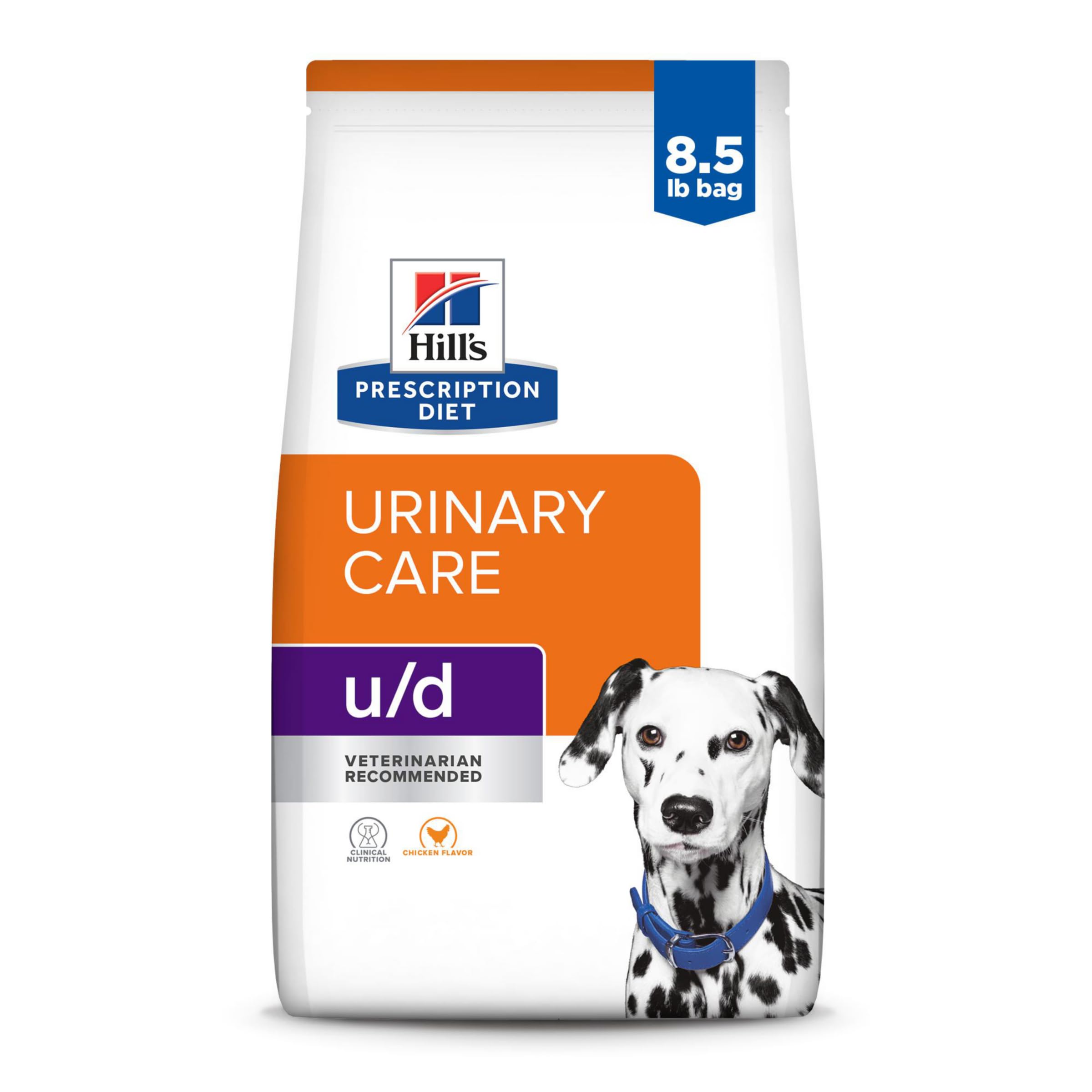 Hills Prescription Diet u/d Urinary Care Dry Dog Food, Veterinary Diet, 8.5 lb. Bag