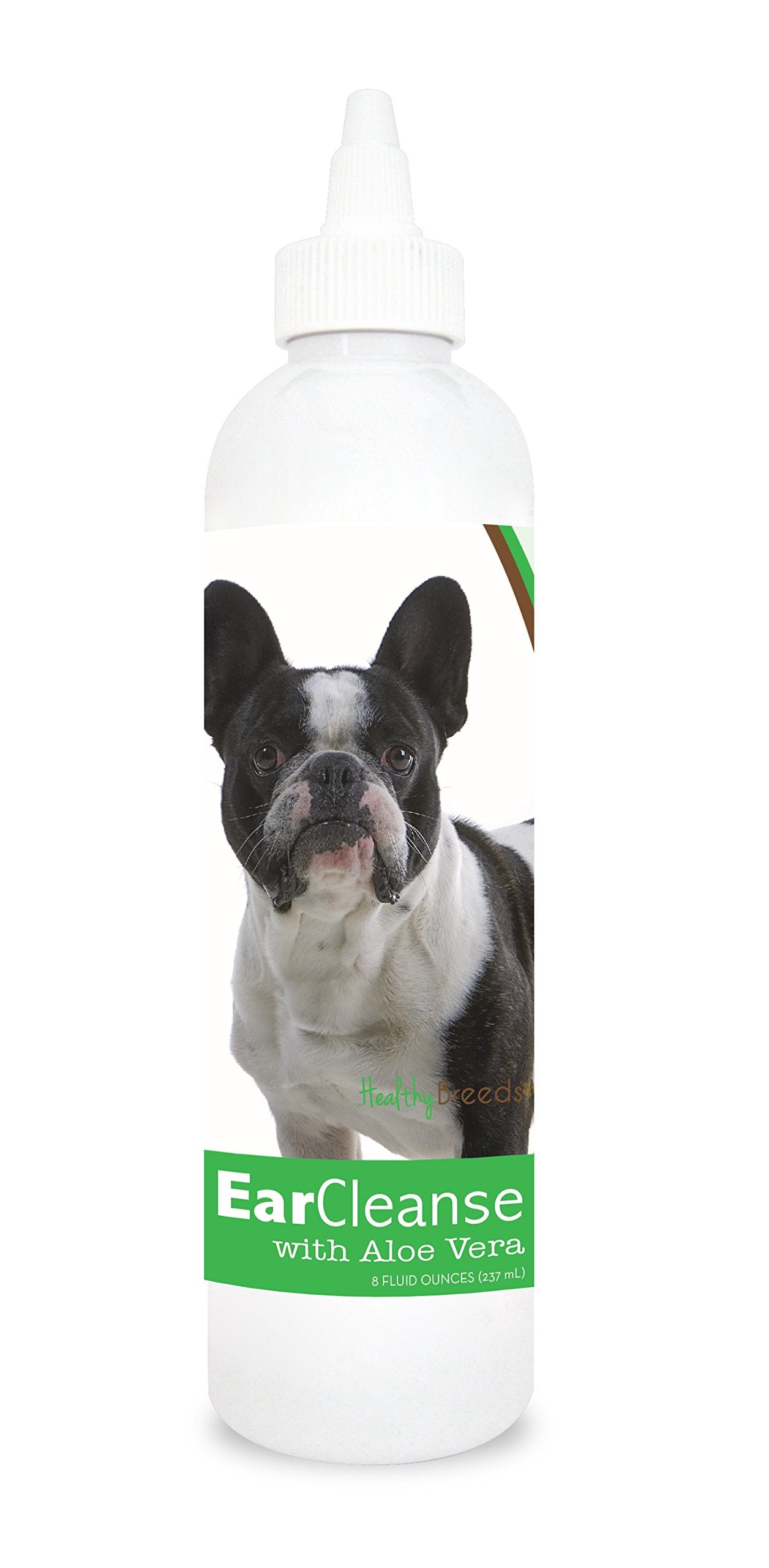 Healthy Breeds French Bulldog Ear Cleanse with Aloe Vera Cucumber Melon 8 oz