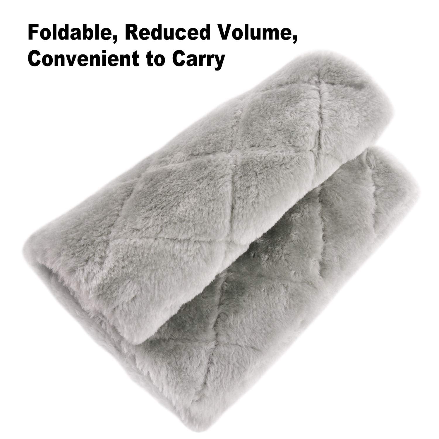 Winter Warm Bird Nest House Shed Hut Hanging Hammock Finch Cage Plush Fluffy Birds Hut Hideaway For Hamster Parrot Macaw Budgies Eclectus Parakeet Cockatiels Cockatoo Lovebird (S, Grey)