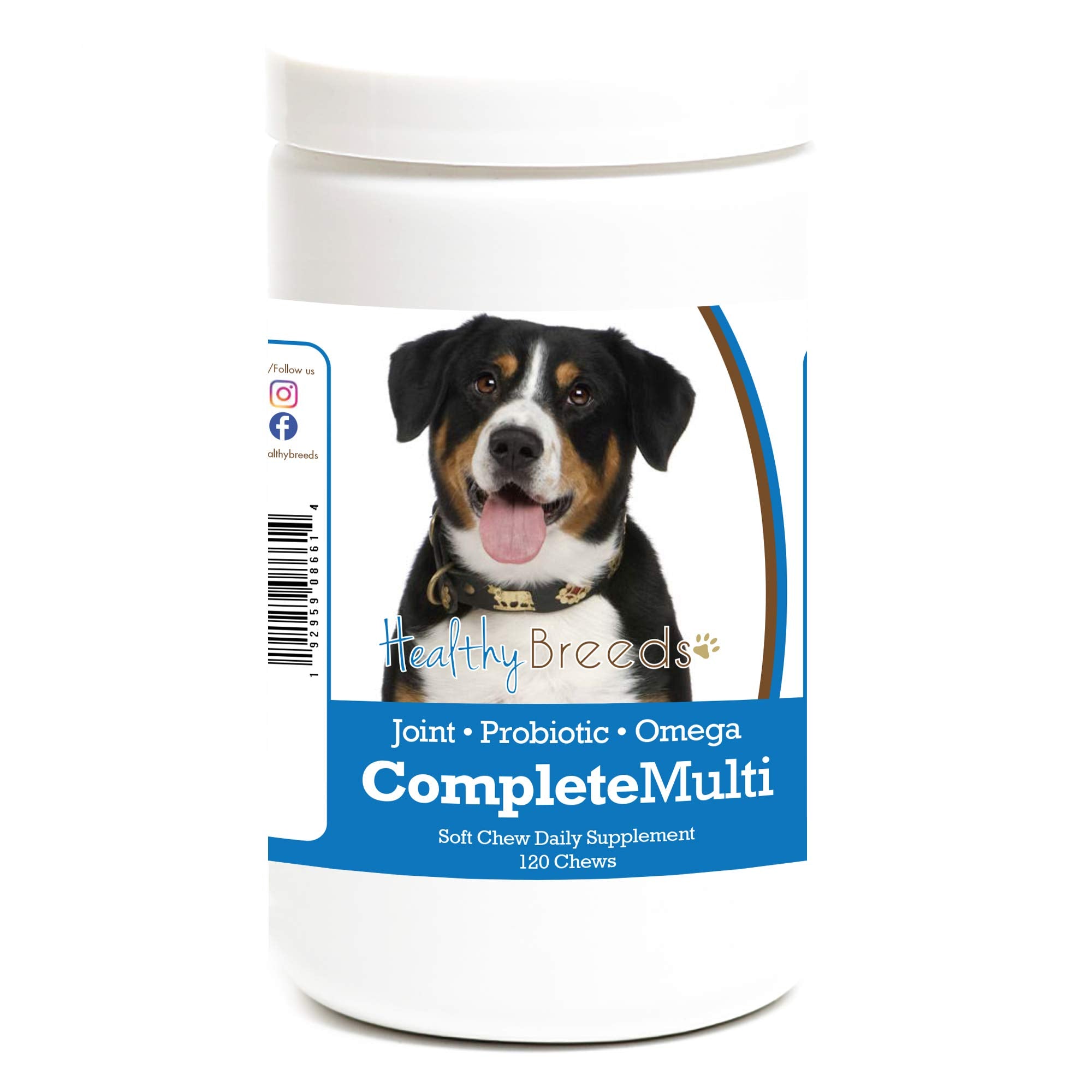 Healthy Breeds Entlebucher Mountain Dog All in One Multivitamin Soft Chew 120 Count