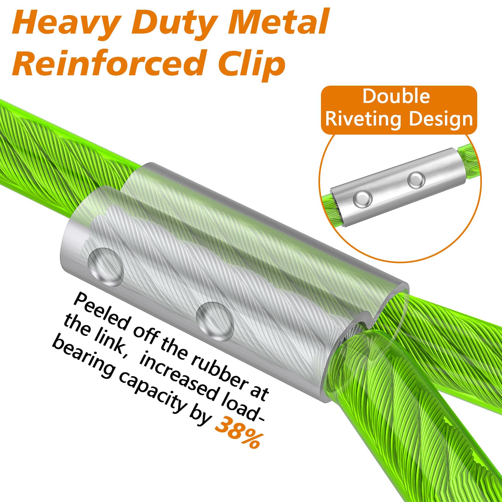 Xiaz 20Ft Tie Out Cable For Dogs, Dog Leads For Yard Chew Proof, Heavy Duty Pet Tie Out Cable For Large Dogs Up To 250Lbs,Durabl