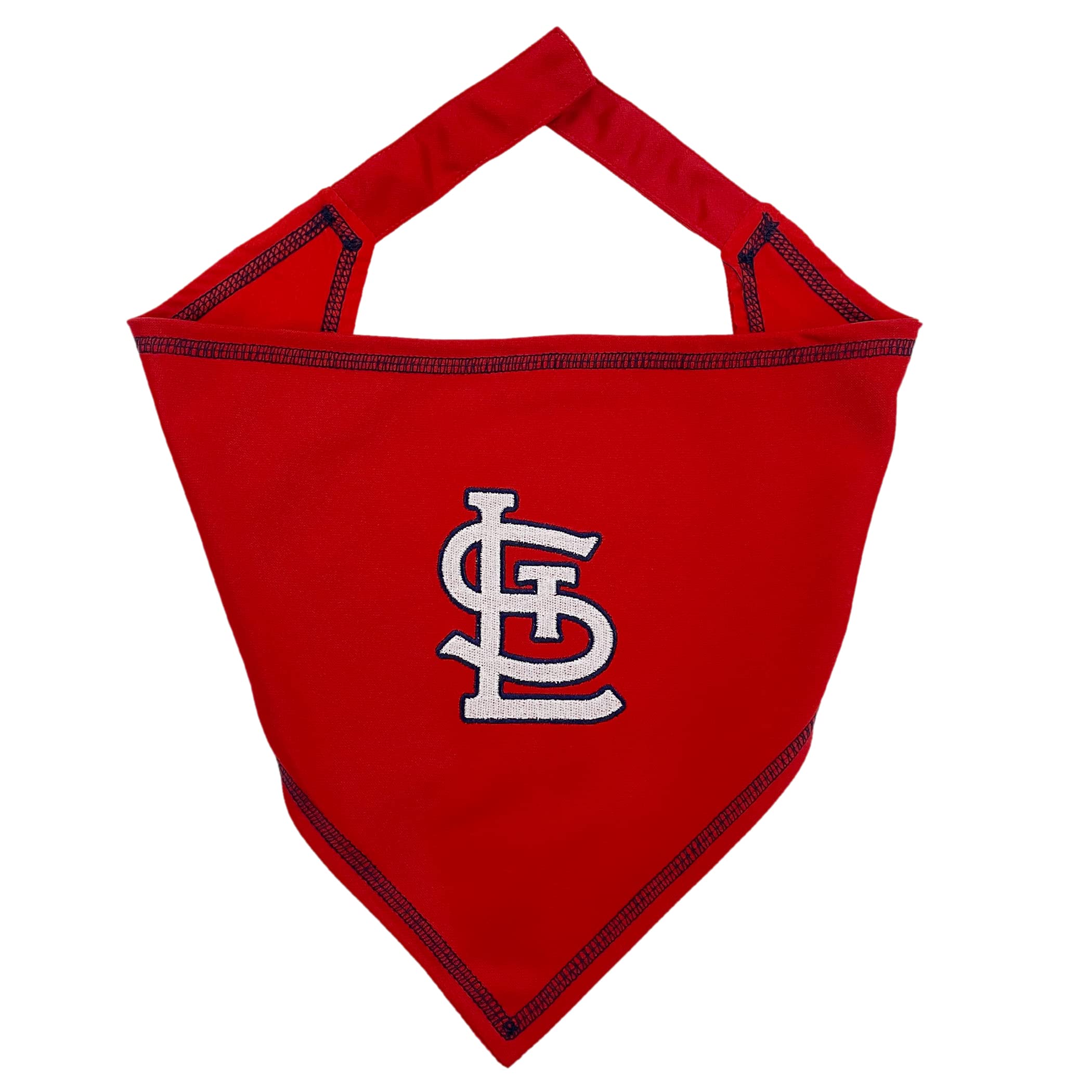 Pets First Mlb St. Louis Cardinals Tie Bandana, Large/X-Large. Dog Bandana Scarf Bib For Pet Cat Dog. The Ultimate Game-Day, Par