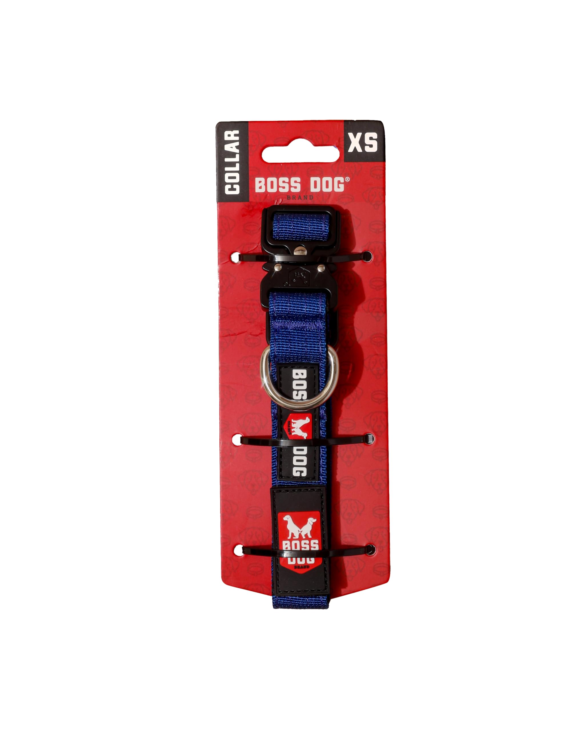 Boss Dog Tactical Collar, Blue, X-Small