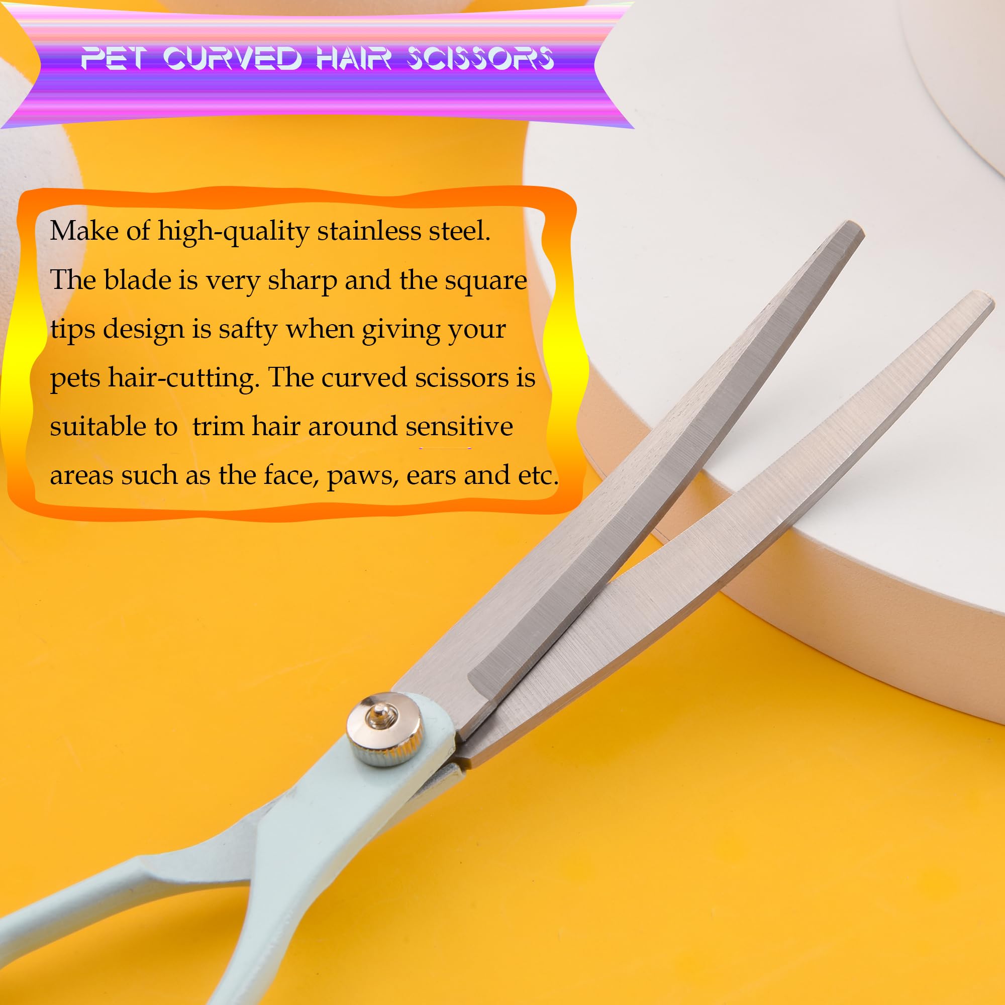 Grooming Scissors For Dogs At Home, Fcysy Professional Pet Grooming Kit Tijeras Para Cortar Pelo De Perros, Cat Grooming Scissor