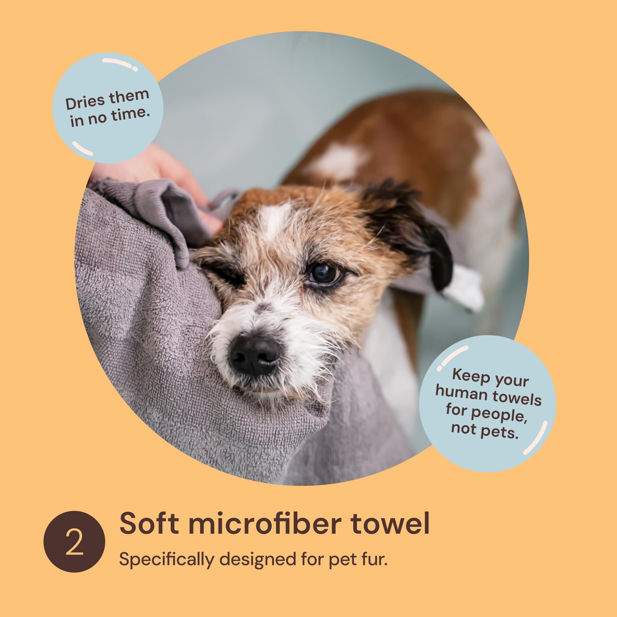 Sunny & Honey Bath Bundle - Dog Shampoo And Conditioner, Perfume, Brush For Shedding & Microfiber Towel - Moisturize & Detangle