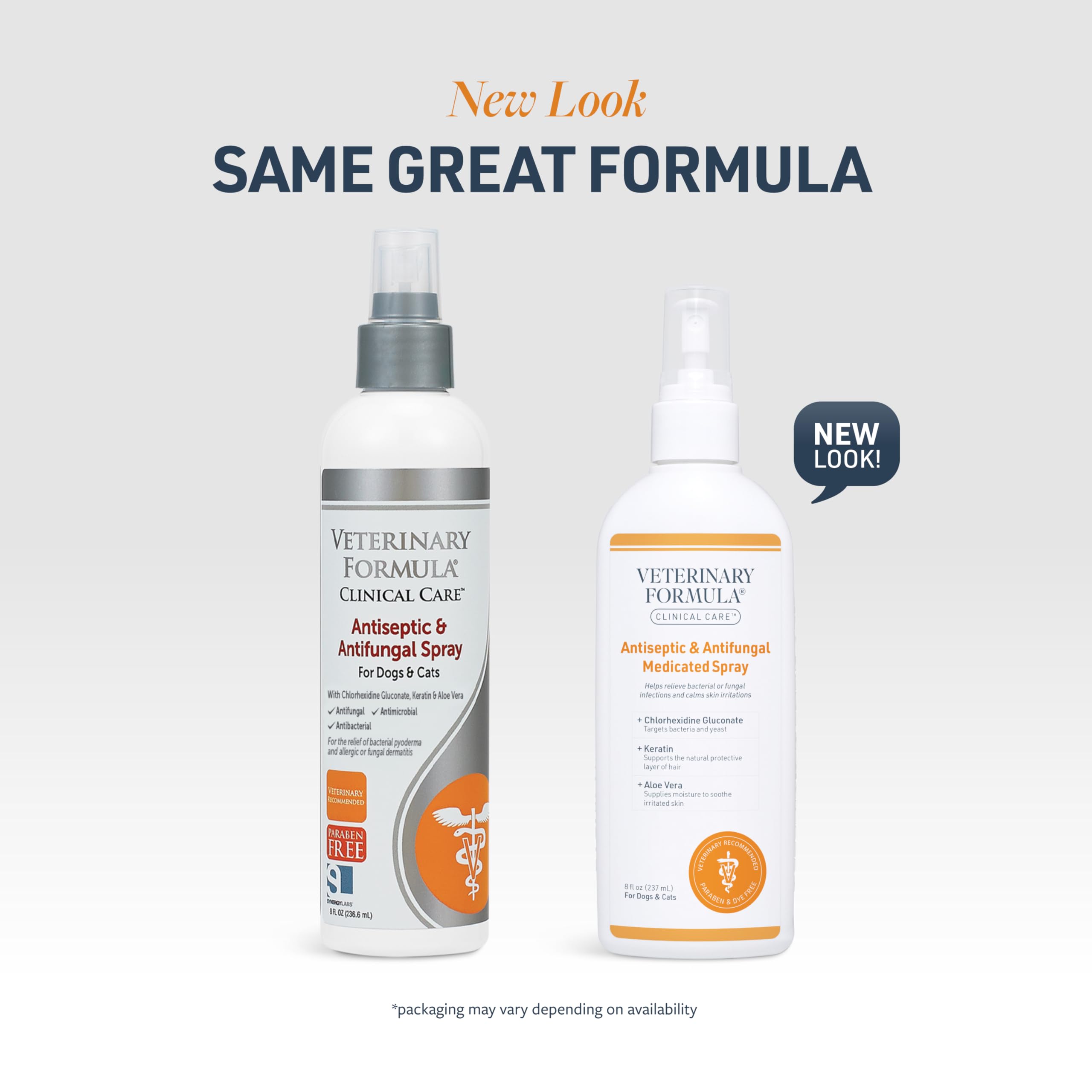 Veterinary Formula Clinical Care Antiseptic and Antifungal Medicated Spray for Dogs & Cats, 8 Fl Oz (1 Pack)