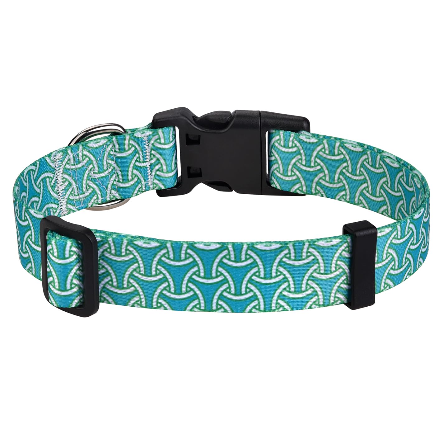 Hqyddmi Dog Collar For Large Dogs, Soft Comfy Pet Collar For Small Medium Large Dogs, Geometry Pattern For Boy Girl Puppy Dogs(A