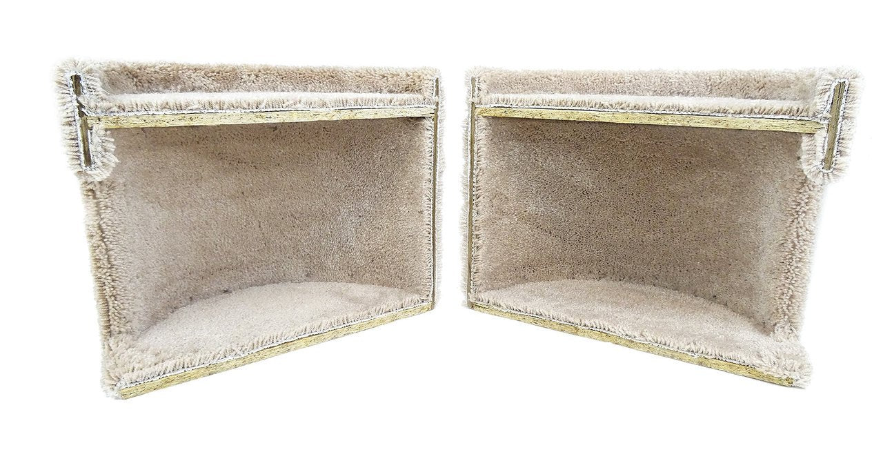 New Cat Condos 190209-Earthtone Large Cat Tower With 4 Easy To Access Spacious Perches, Neutral