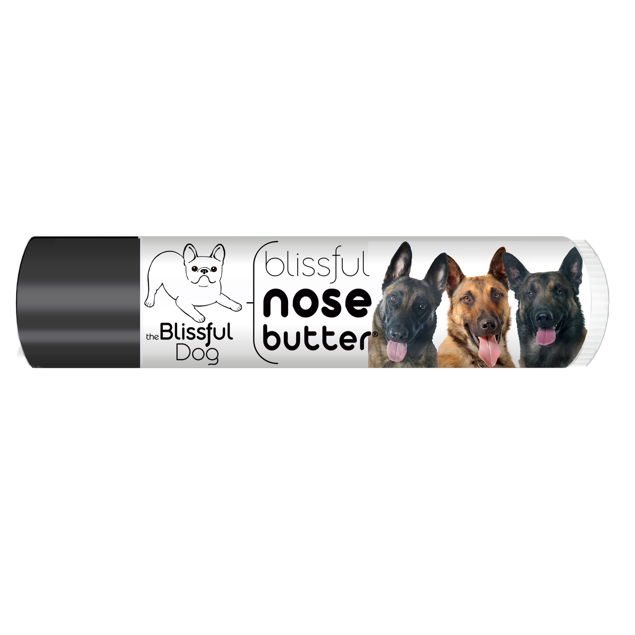 The Blissful Dog Belgian Malinois Unscented Nose Butter - Dog Nose Butter, 0.15 Ounce