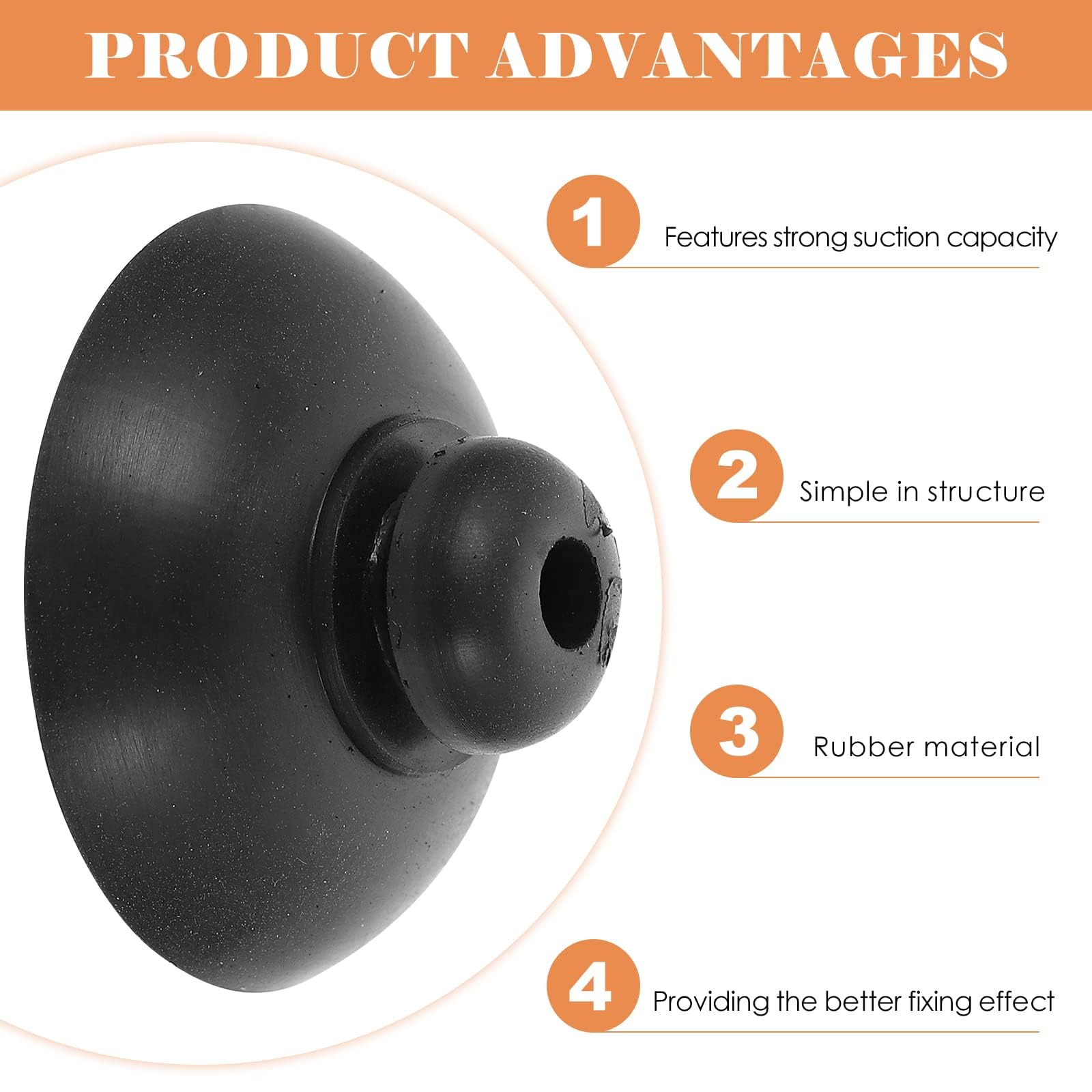 Luozzy 20Pcs Aquarium Suction Cup Clips 25Mm Black Sucker Clip Holder Clamp Fish Tank Accessories Filter Air For Fish Tank Aeration Setup, Black