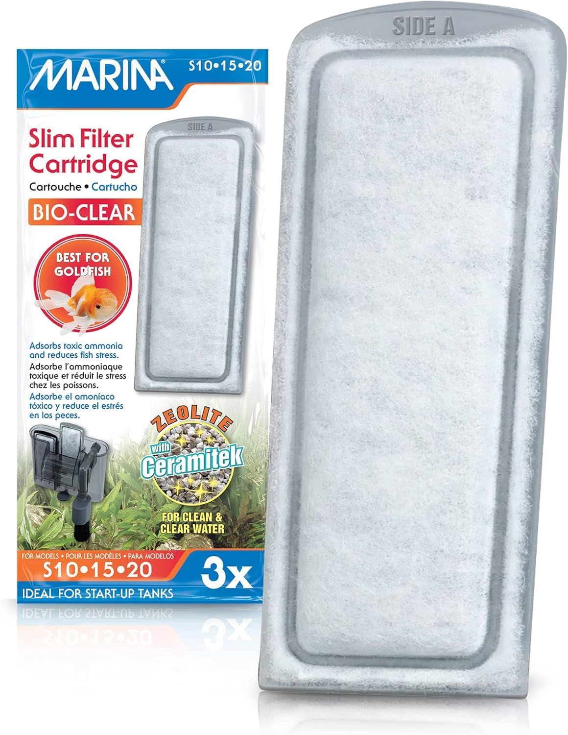 Marina 12 Pack Of Bio Clear Cartridge For Slim Filters