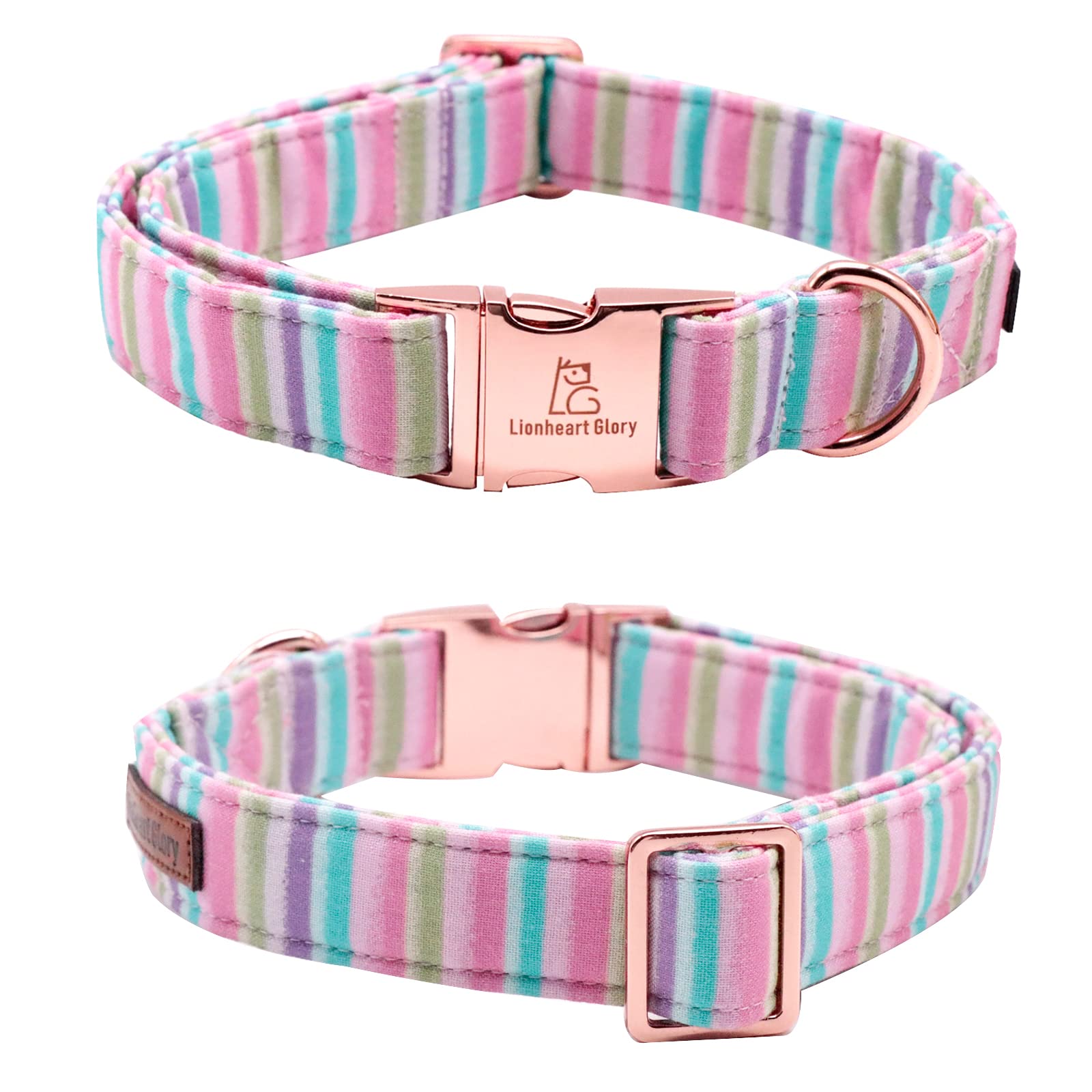 Lionheart Glory Easter Dog Collar, Dog Collar With Bow, Pet Collar Adjustable Collar For Dog Bowtie Dog Collars For Medium Dogs