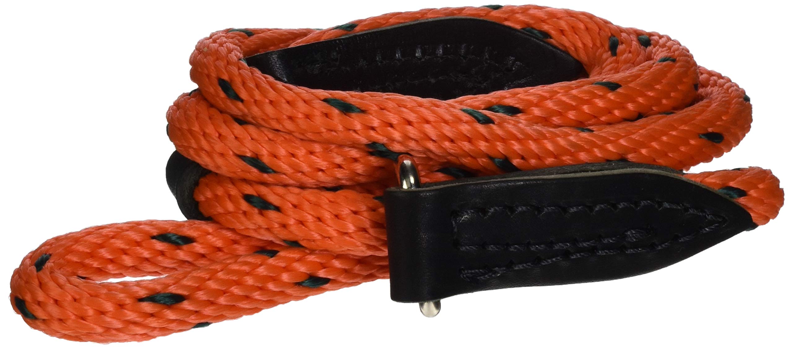 Omnipet British Rope Slip Lead For Dogs, 4', Orange/Black