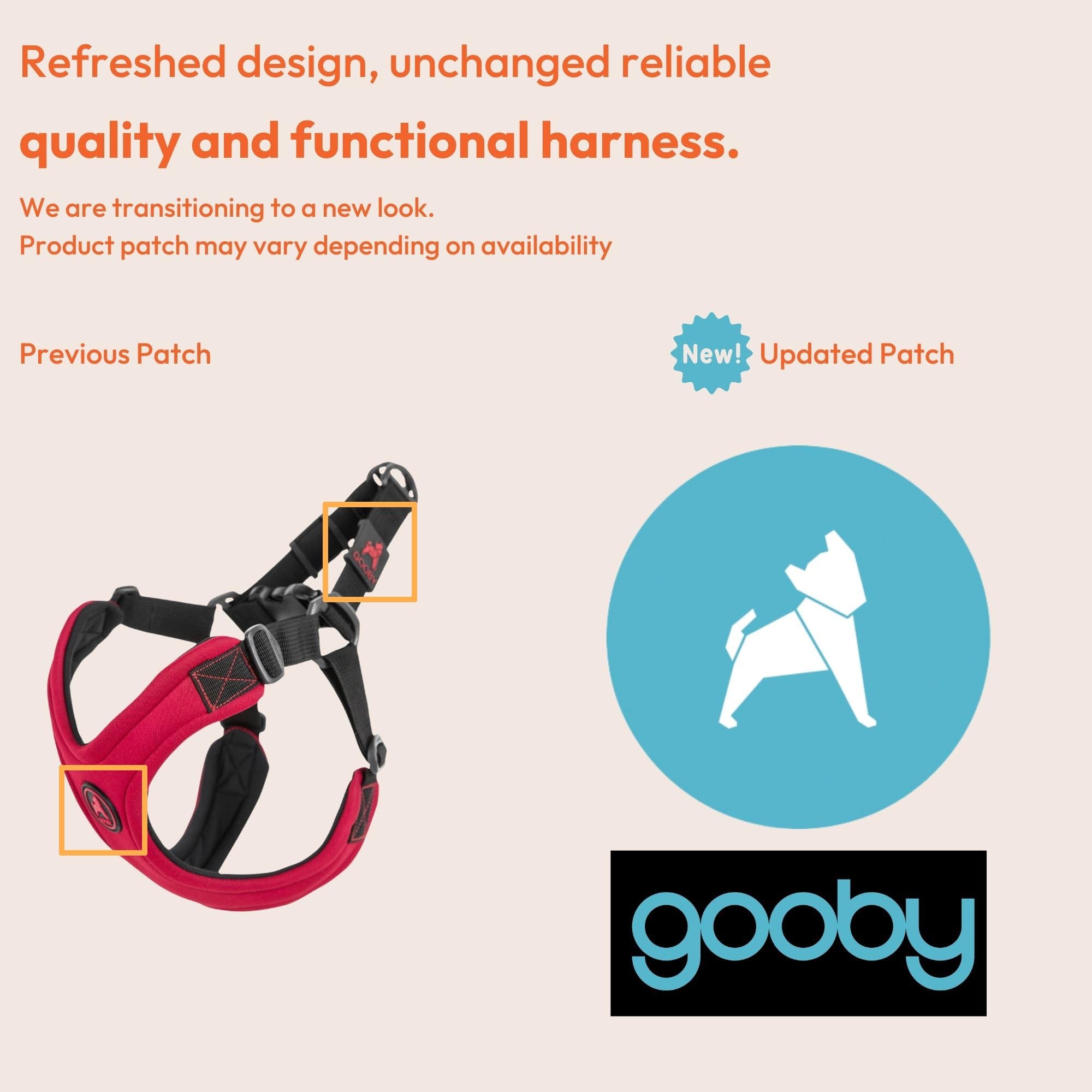 Gooby Escape Free Sport Harness - Red, Small - No Choke Step-in Patented Neoprene Small Dog Harness with Four-Point Adjustment -