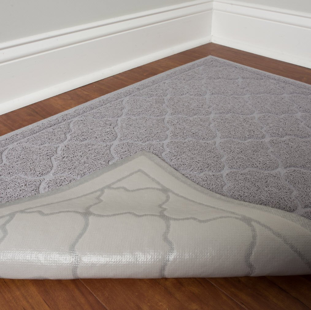 Kitti Cat Litter Anti Tracking Mats, Gray