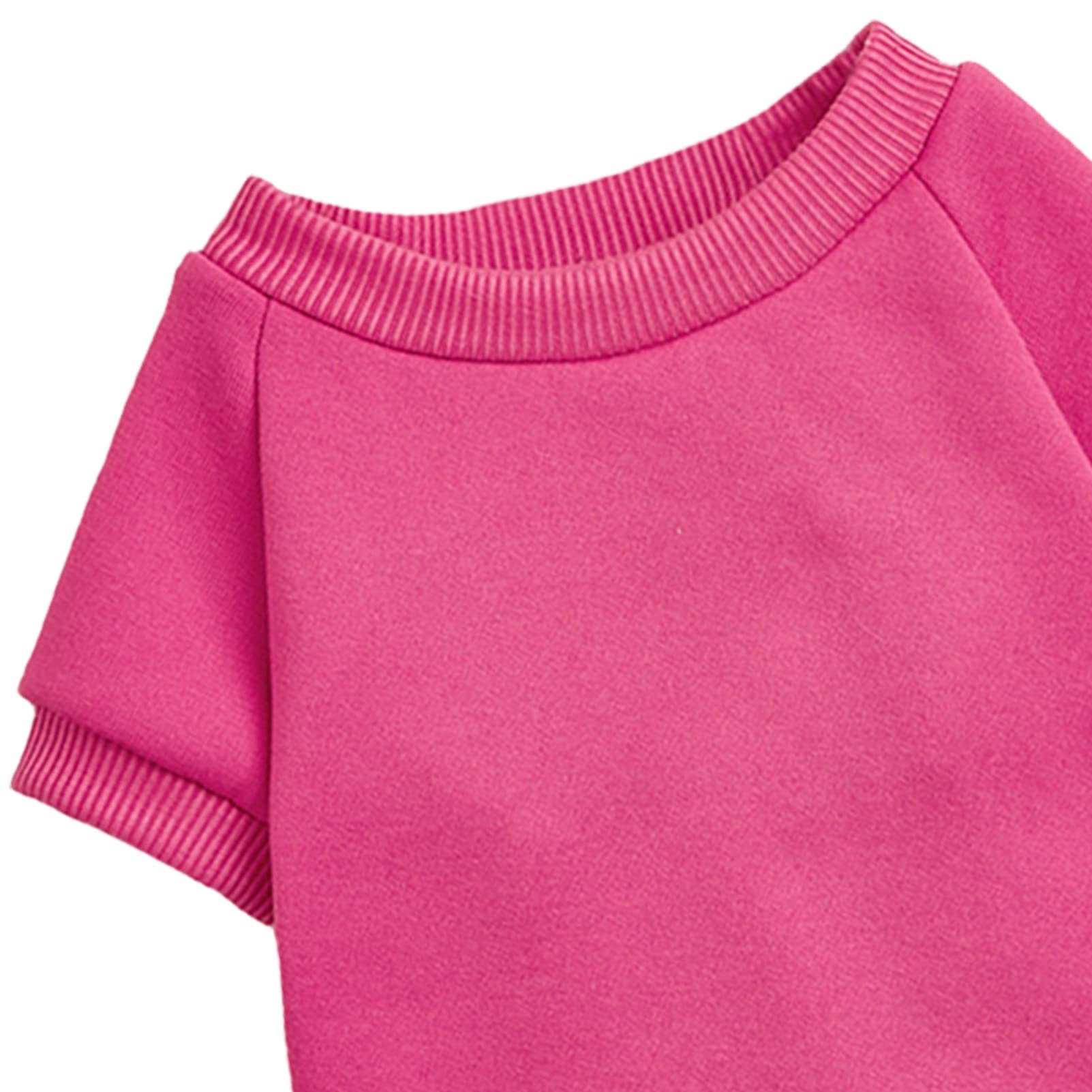 Jouhoi Puppy Sweater For Small Dogs Clothes Warm Winter Cat Clothe Pet Sweatshirt Knitwear Doggie Kitten Clothing, Rose, Xx-Smal