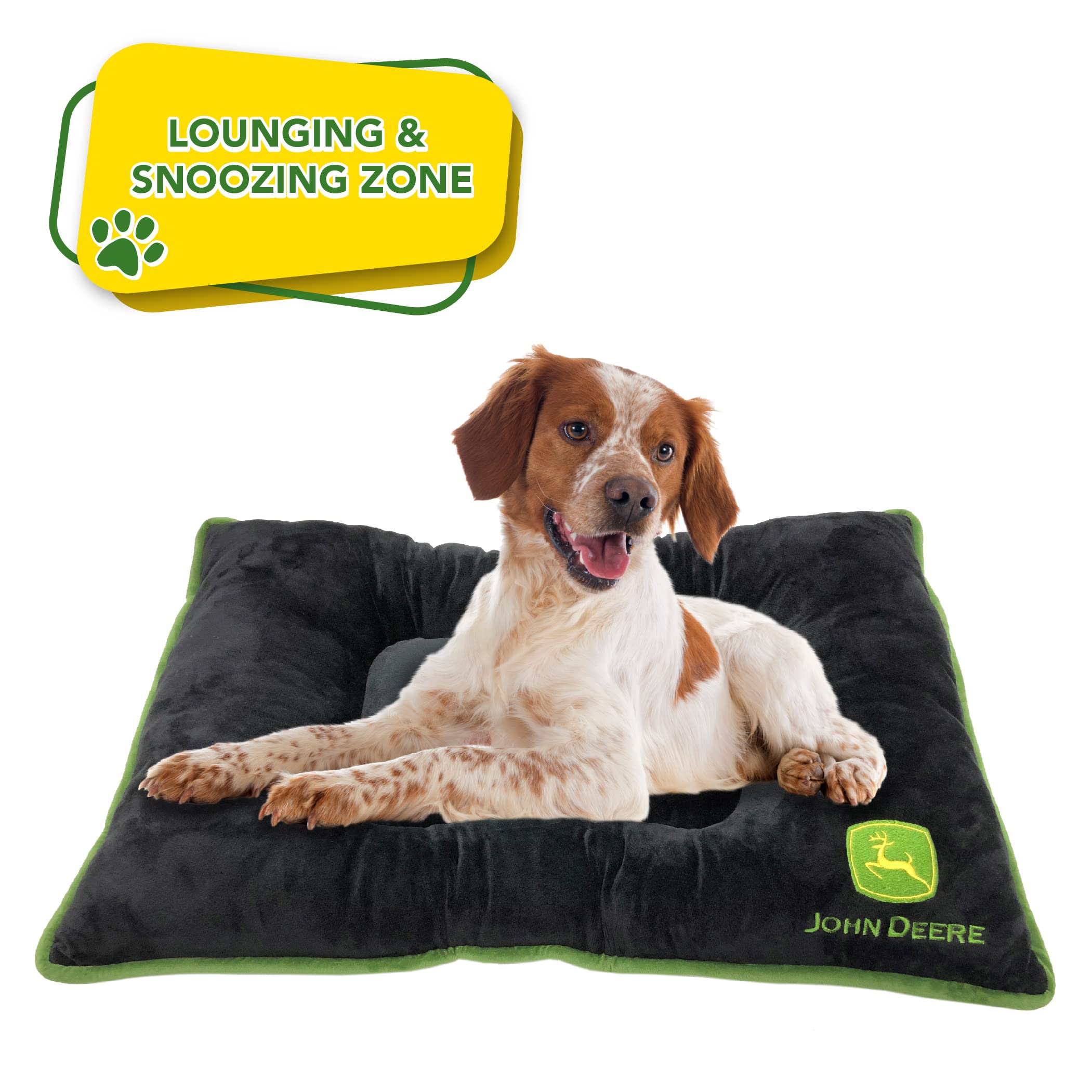 Pets First John Deere Pet Bed Mattress For Dogs & Cats. A Licensed Dog Bed Pillow For Construction, Tractors, John Deere Fans! R