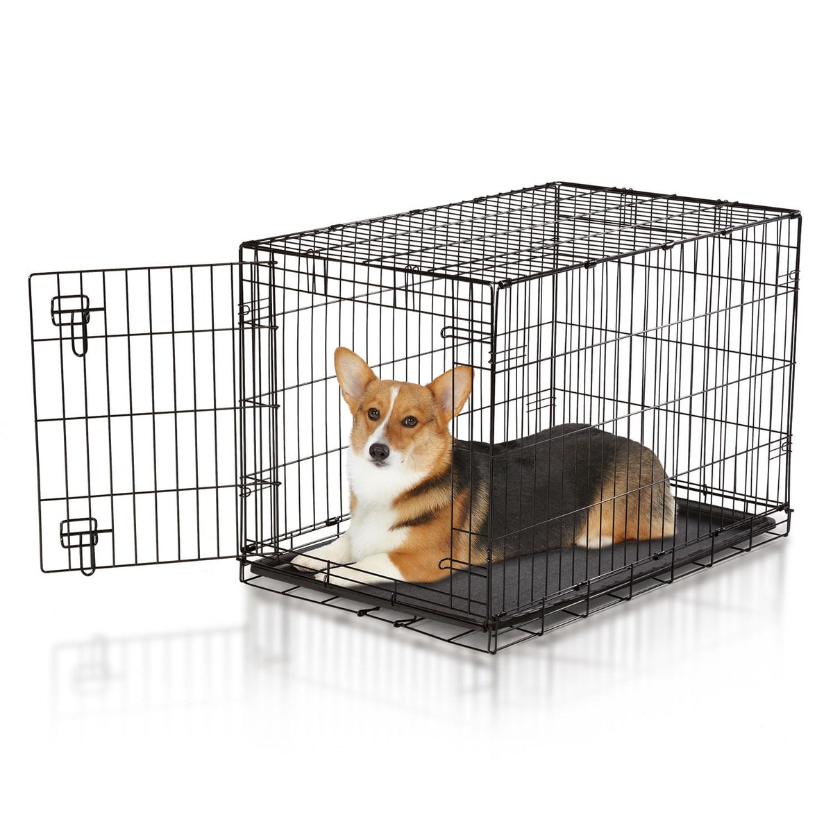 Proselect Easy Dog Crates For Dogs And Pets - Black;Medium-Large