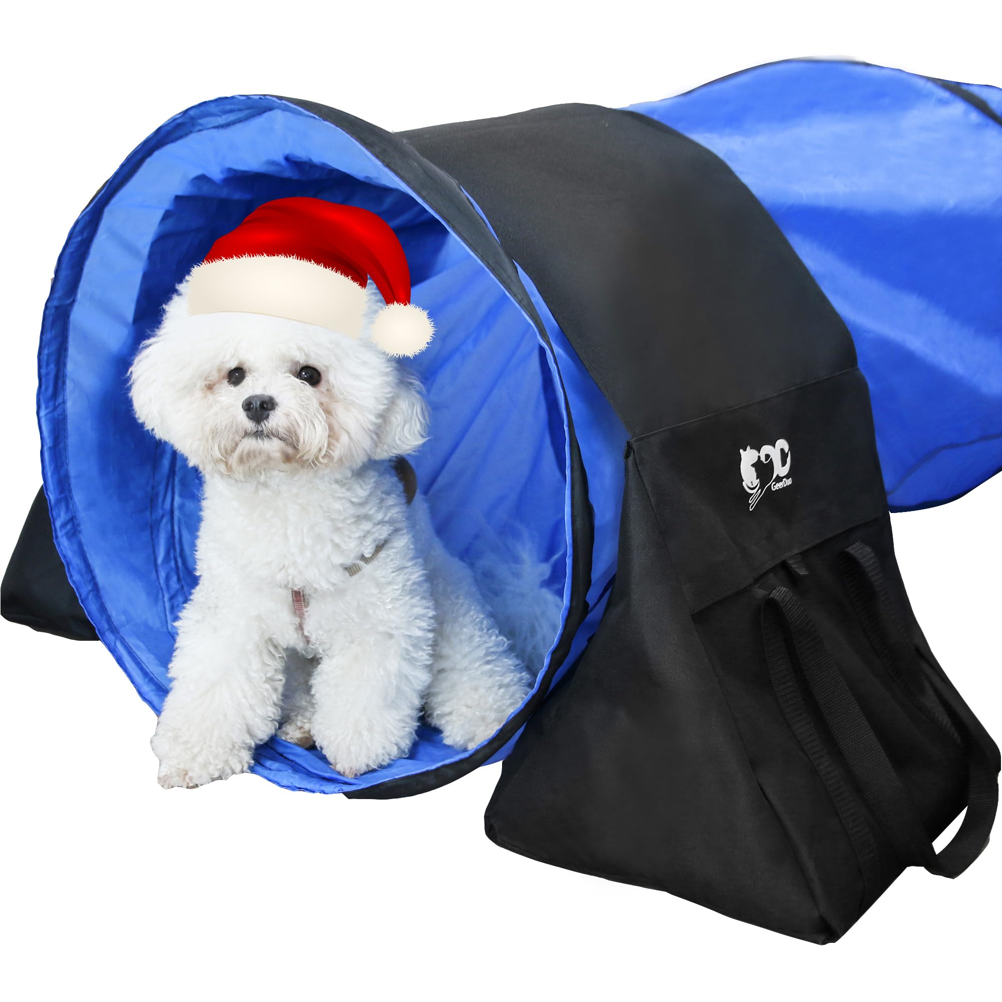 Geerduo 2 Pack Dog Agility Tunnel Sandbags, Dog Agility Equipment, Dog Agility Training (Sandbags,2 Pack)