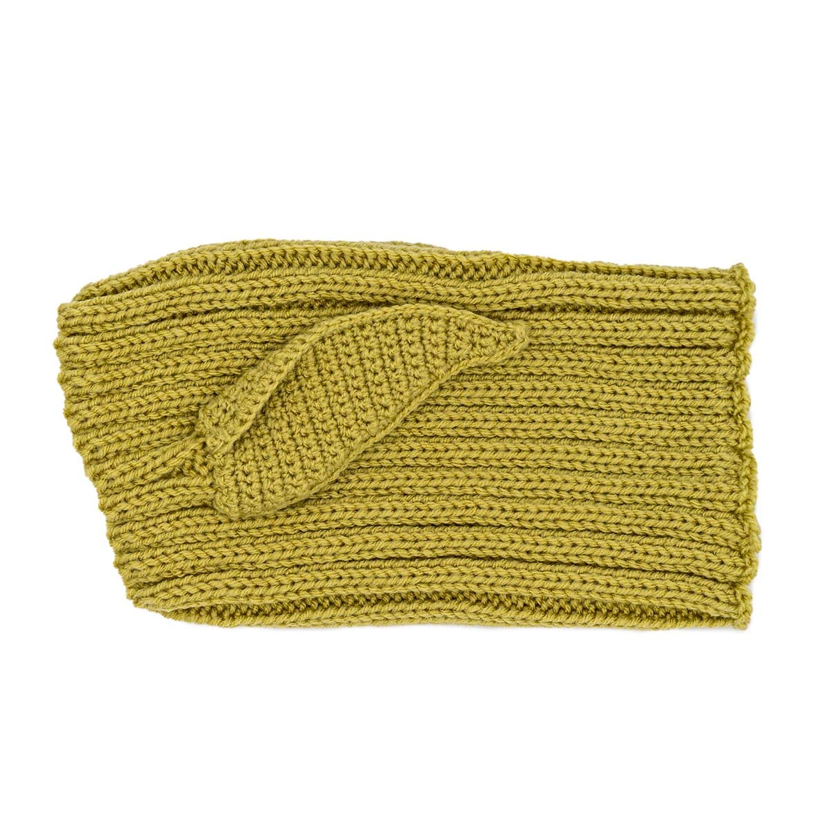 Zoo Snoods Baby Yoda Costume - Alien Knit Dog Snood Wrap For Pets, Warm Neck Ear Cover Protection For Halloween And Winter (Large)