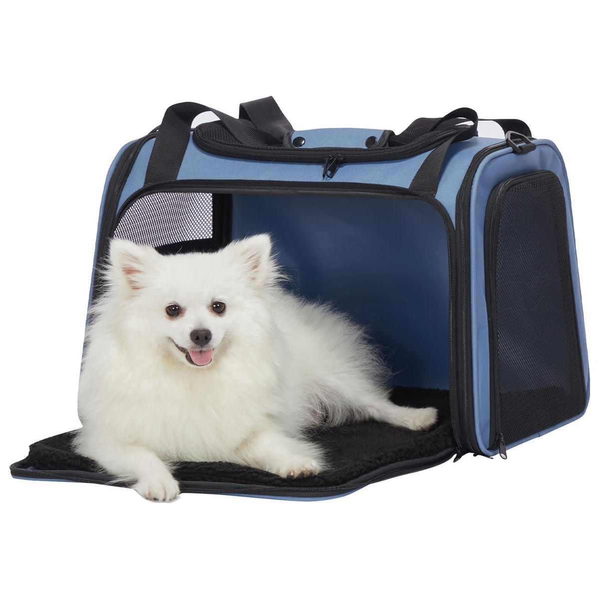 Petsfit Dog Carrier For Small Dogs, Small Dogs Carrier Bag, Soft-Sided Pet Carrier With A Safety Leash For Pets Up To 25 Lbs (La