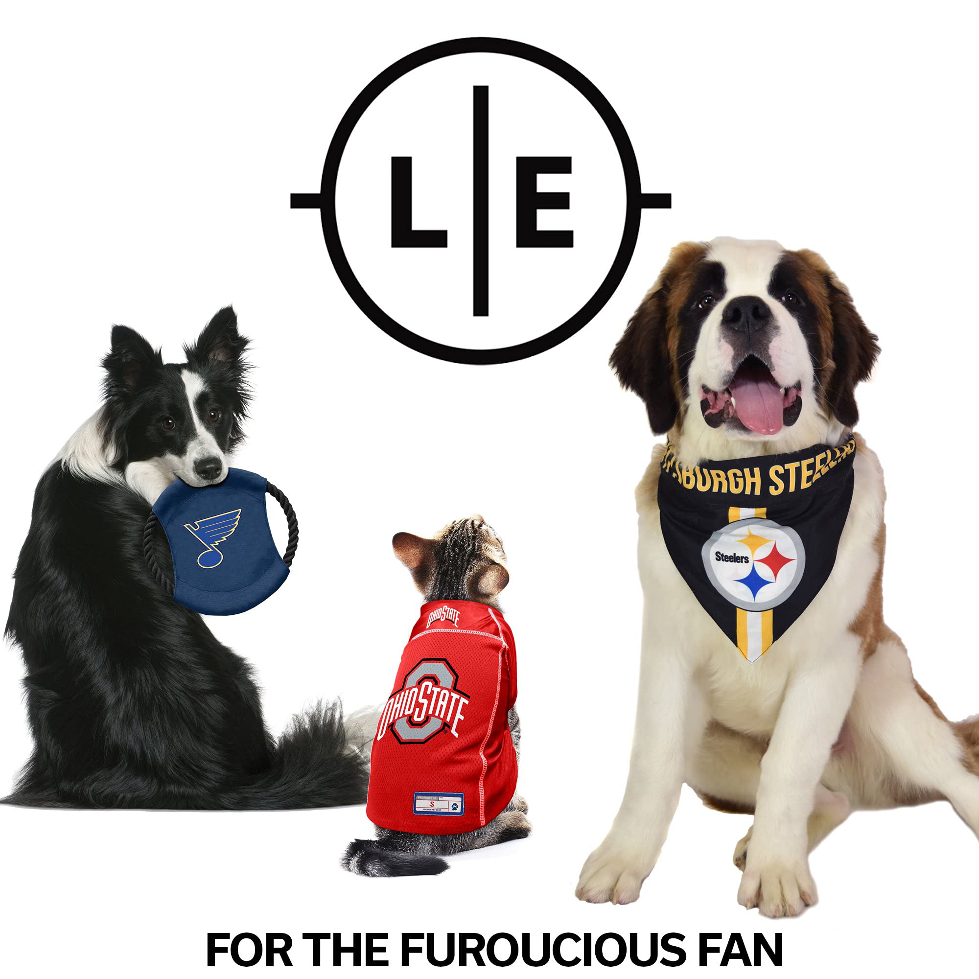 Littlearth Unisex-Adult Nfl Pittsburgh Steelers Premium Pet Collar, Team Color, Small