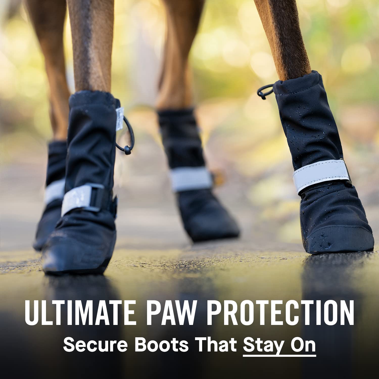 Canada Pooch Dog Winter Boots - Paw Protection, Anti-Slip Dog Shoes with Reflective hook and loop Strap, Easy On for Small Mediu