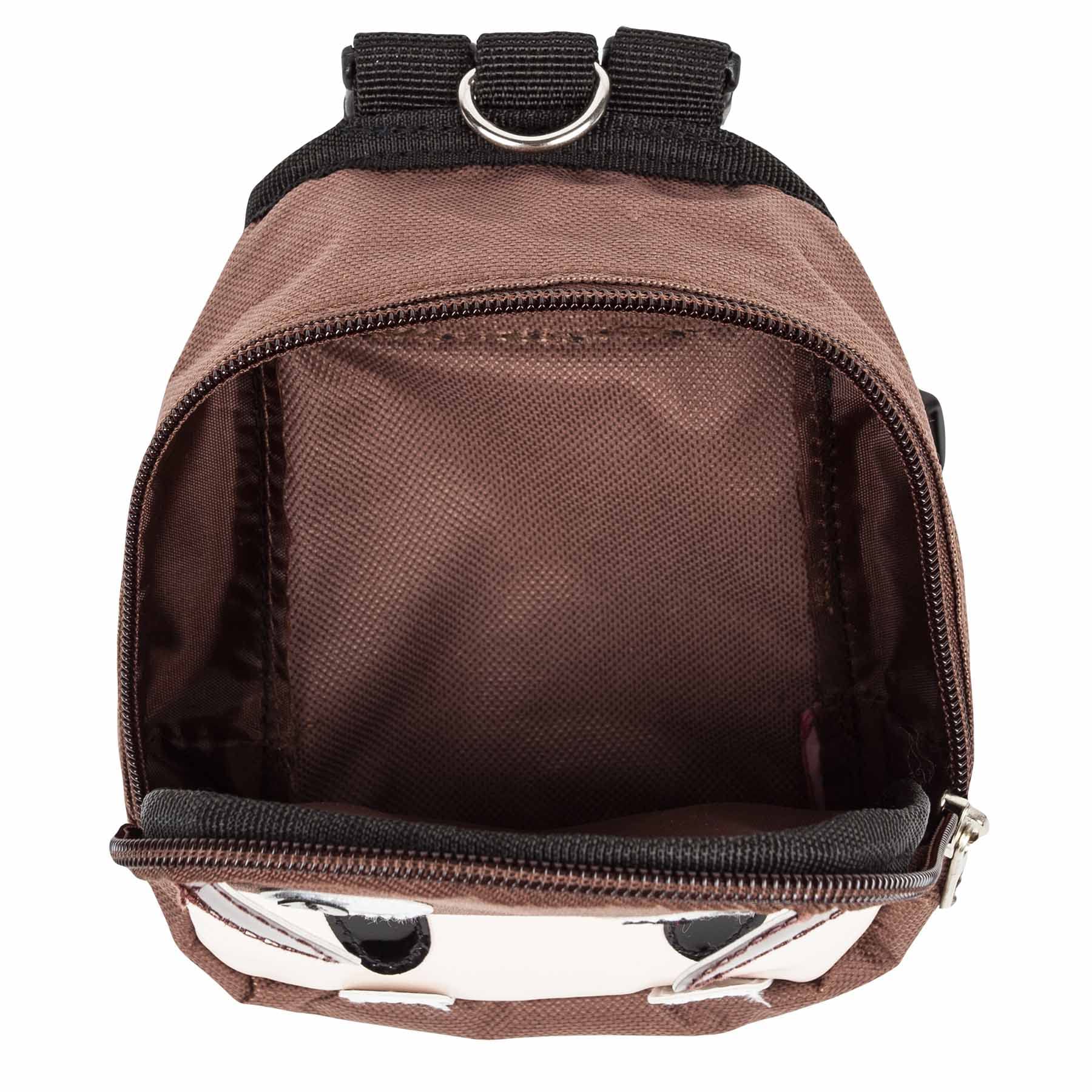 Pet Life ® 'Mooltese' Dual-Pocketed Compartmental Animated Dog Harness And Pet Backpack Carrier With Added Pouch Along The Dog Packpack