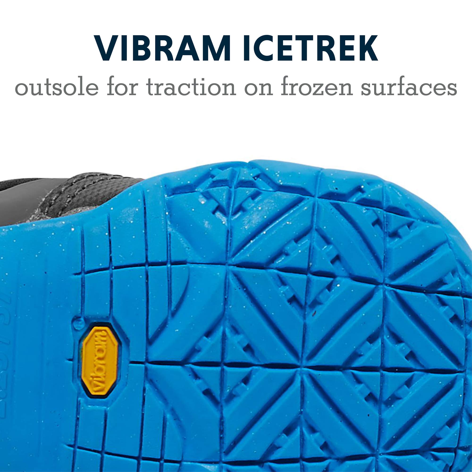 Ruffwear, Polar Trex Waterproof Winter Dog Boots with Rubber Soles for Cold Weather, Obsidian Black, 2.75 in (2 Boots)