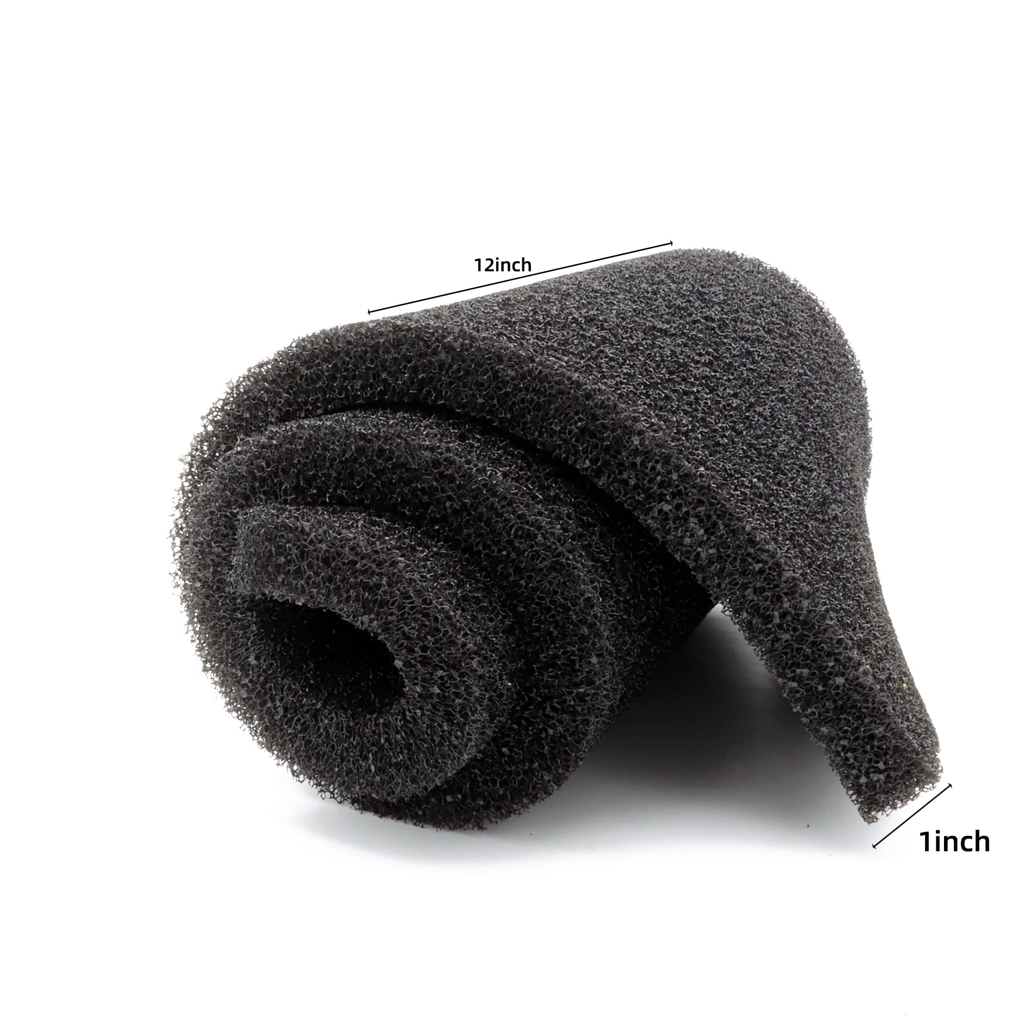 Alegi Aquarium Filter Media Foam Material Cut To Fit, 36'' X 12'' X 1'' 20 Ppi, Bio Pre Filter Sponge Pad Sheet For Fish Tank