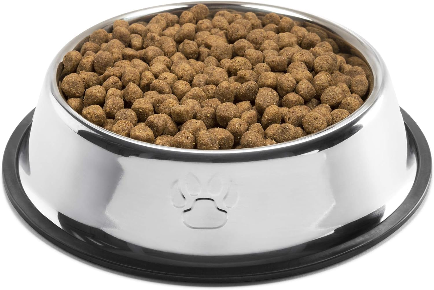 Fycan Double Pet Feeding Bowl For Cats, Dogs, AntiSkid Rubber Ring Base, Easy To Clean For Puppy Kitten, Water Bowl Perfect Cho