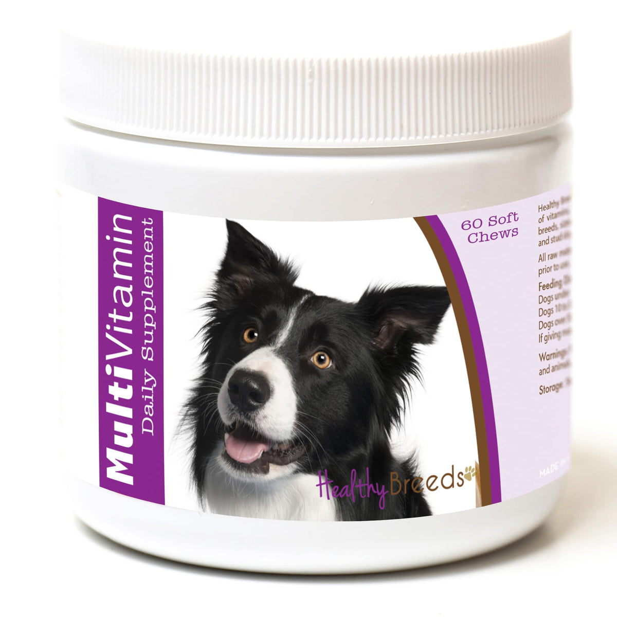 Healthy Breeds Border Collie Multi-Vitamin Soft Chews 60 Count