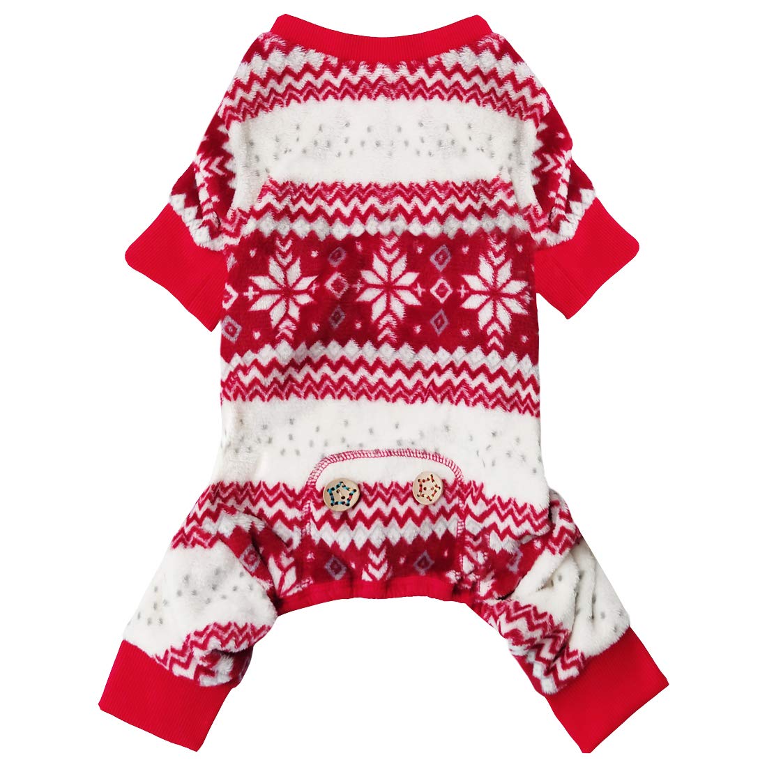 Kyeese Dog Pajamas Christmas Dog Pjs Dog Clothes For Small Dogs Snowflake Holiday Dog Sweater Dog Onesie Cat Pajamas Dog Christm