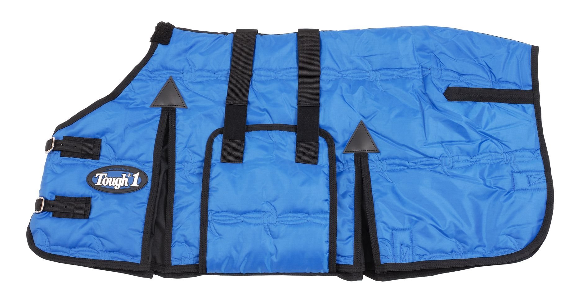 Tough 1 600D Miniature Stable Blanket With Belly Wrap, Royal Blue, 51-Inch