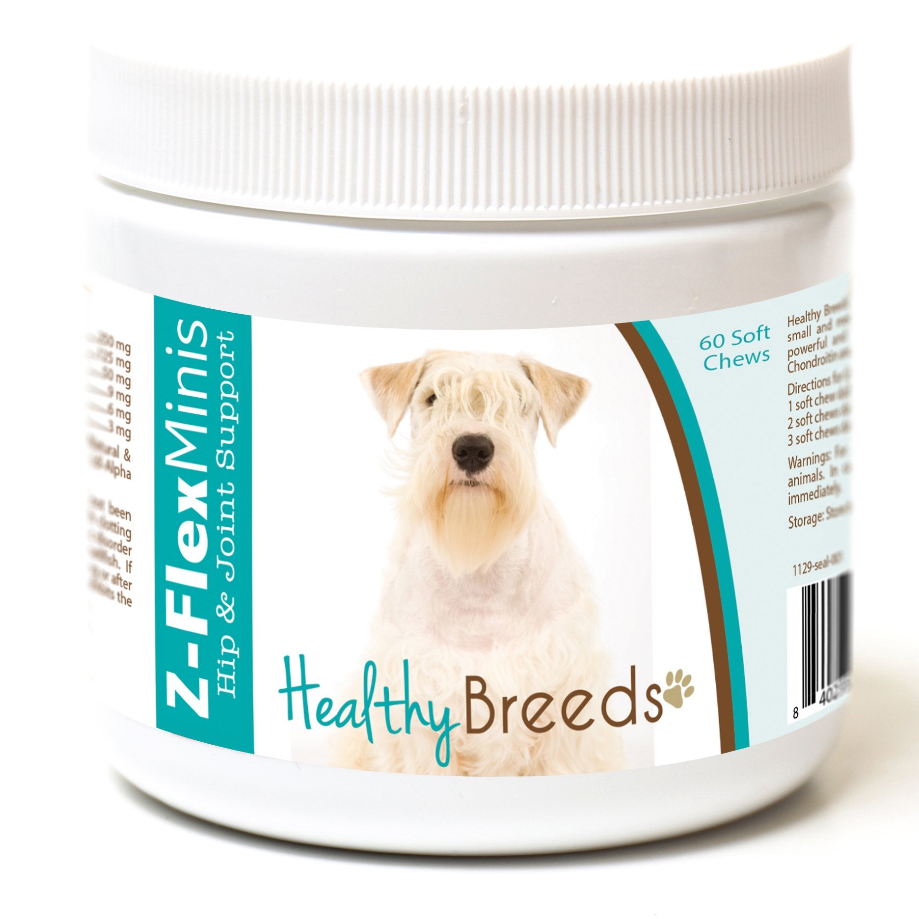 Healthy Breeds Sealyham Terrier Z-Flex Minis Hip and Joint Support Soft Chews 60 Count