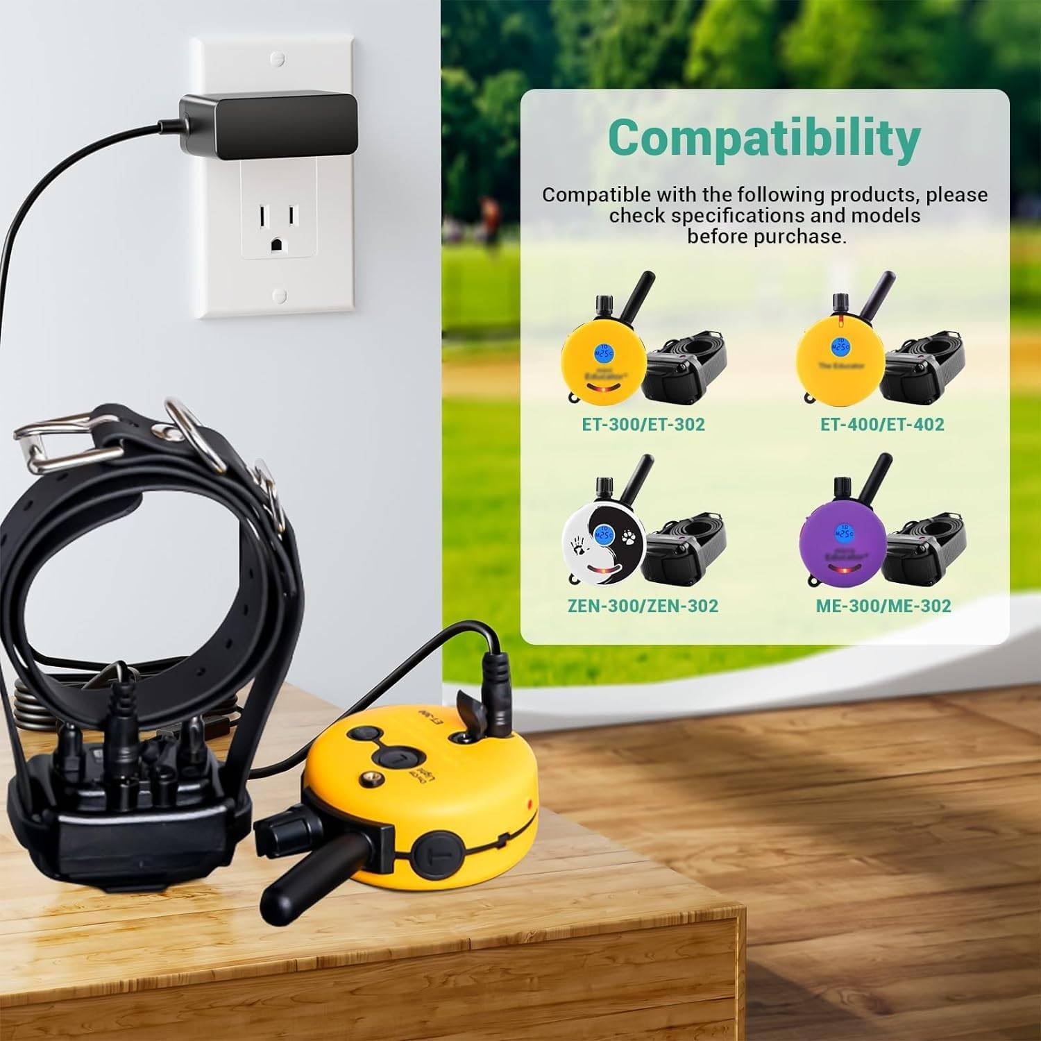 Lnauy For Mini Educator Charger Dual Lead Charger Compatible With Educator 300, 400 Series And Bp-504 Barkless Training E Collar