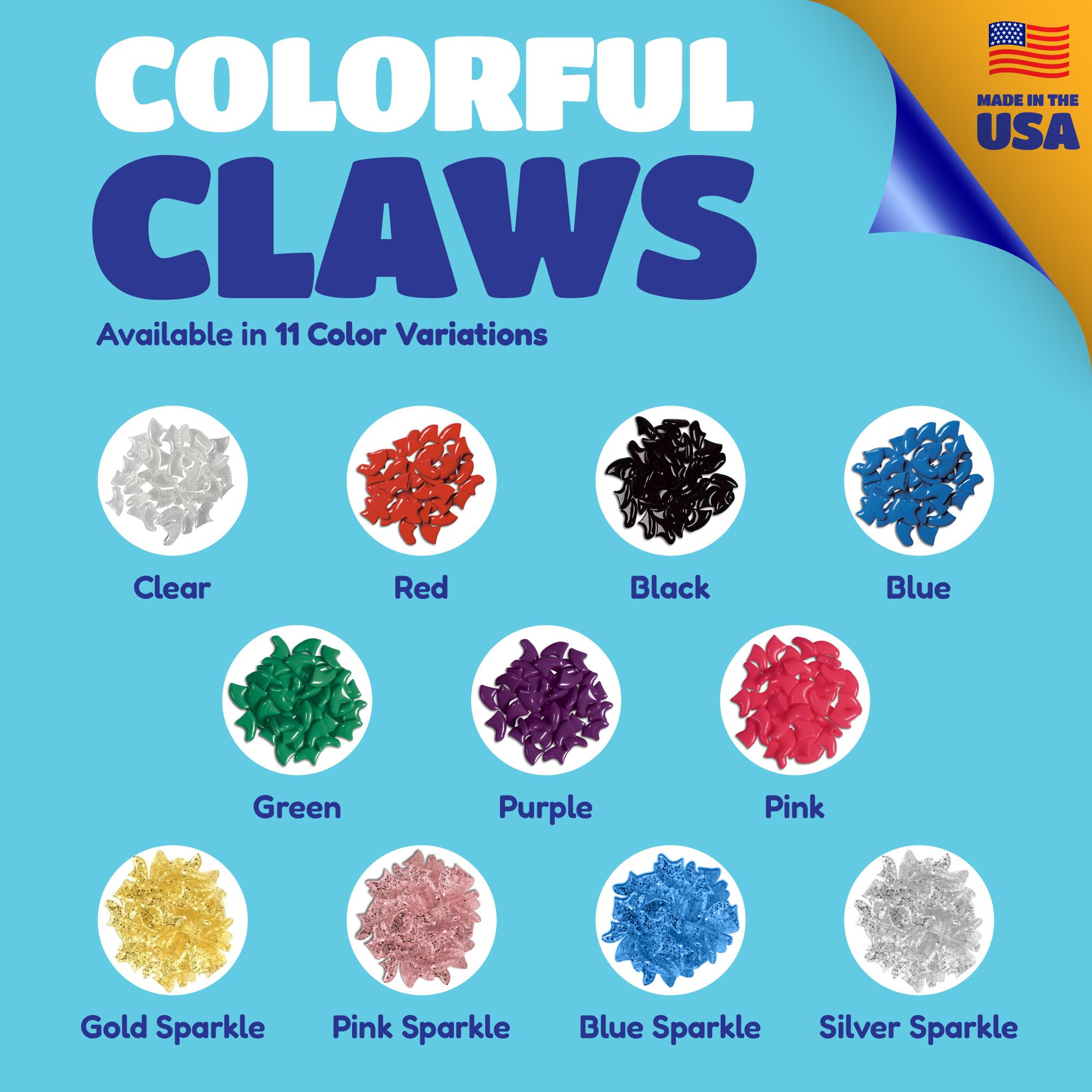 Feline Soft Claw Nail Caps M Blu Sprk