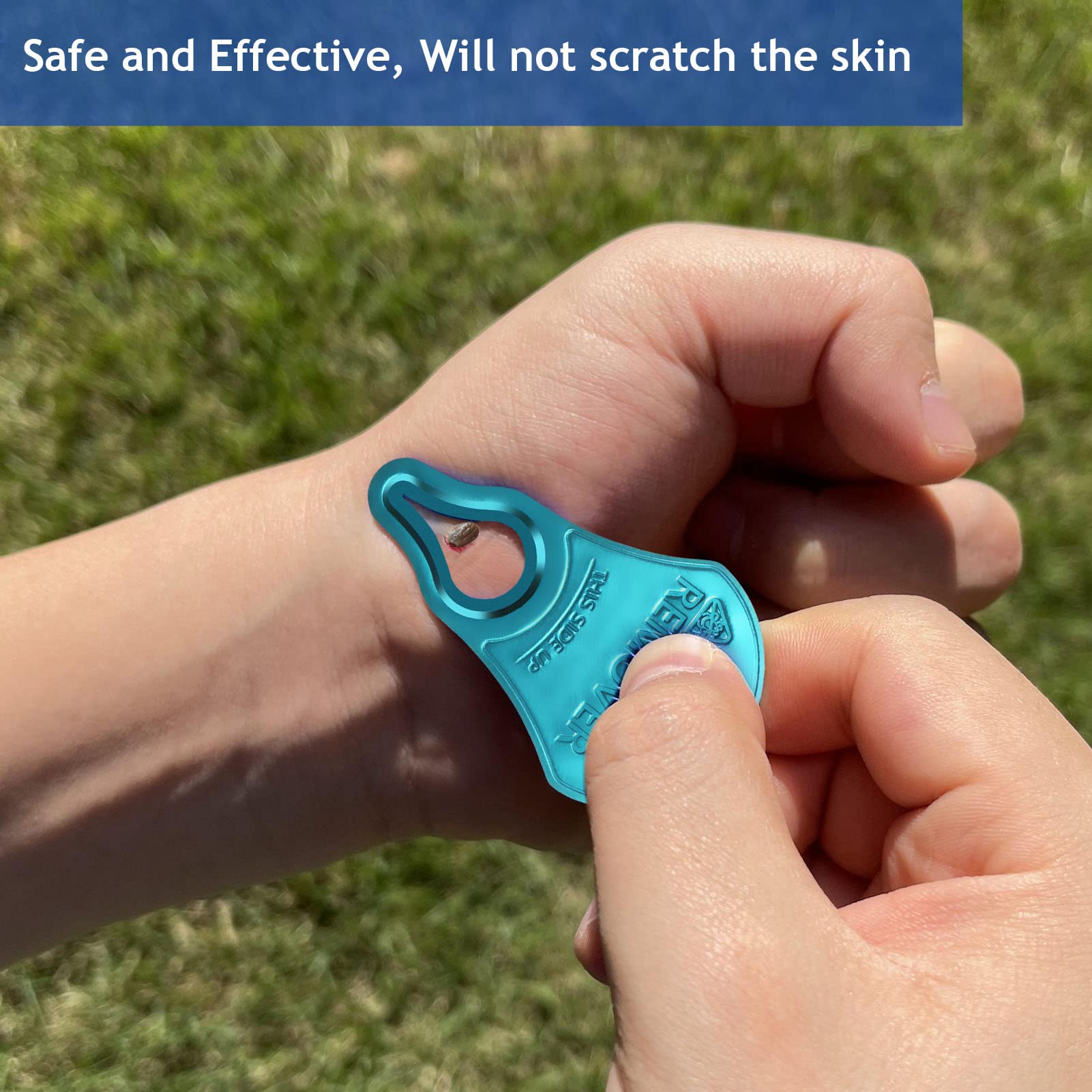 Jotovo 3 Pack Tick Remover Tool Portable, Tick Removal For Pet And Humans, Safe And Reliable, Pain-Free, Essential Tools For Outdoor Activities