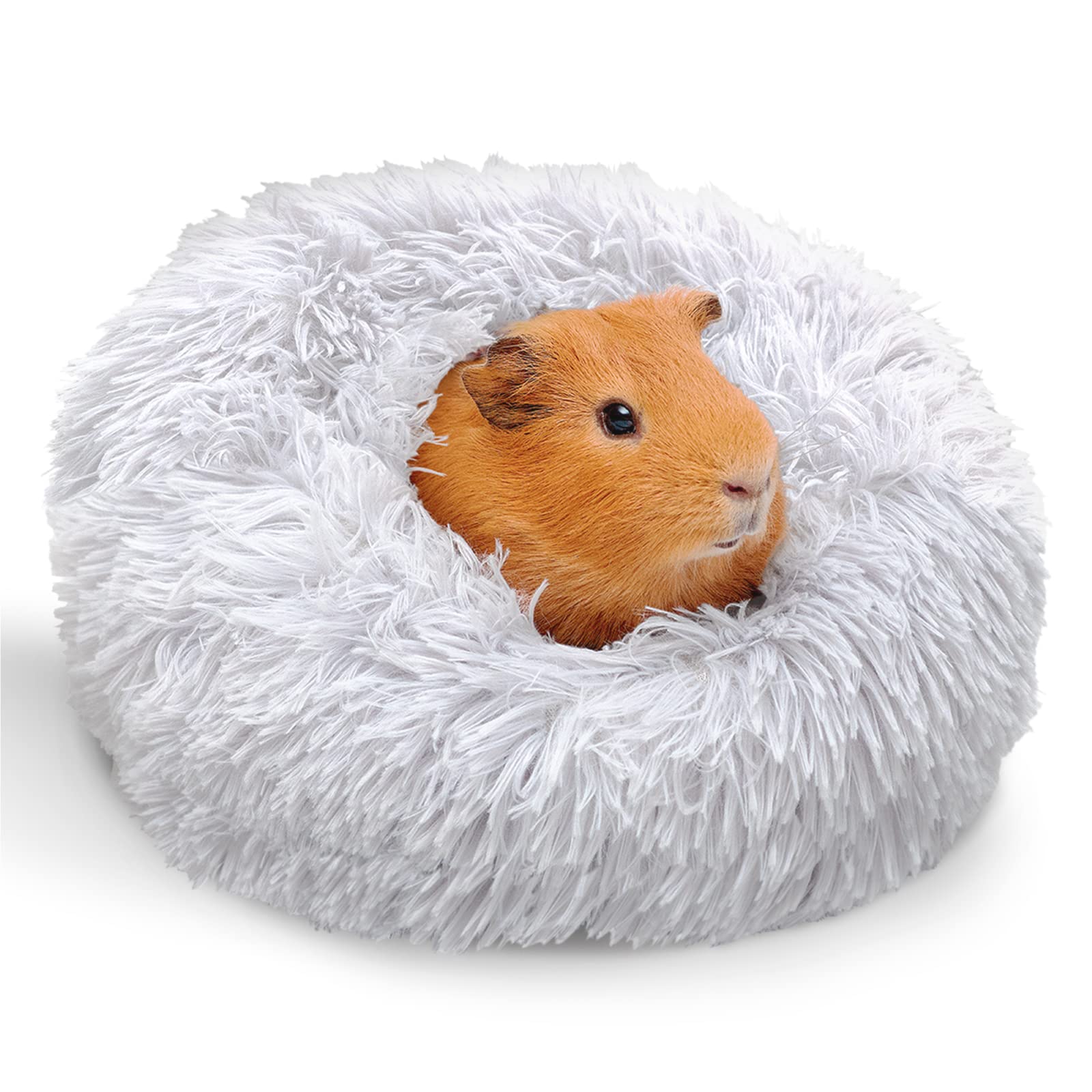 Paw Inspired Furr-O Burrowing Pet Bed For Guinea Pigs And Other Small Animals (Light Gray)