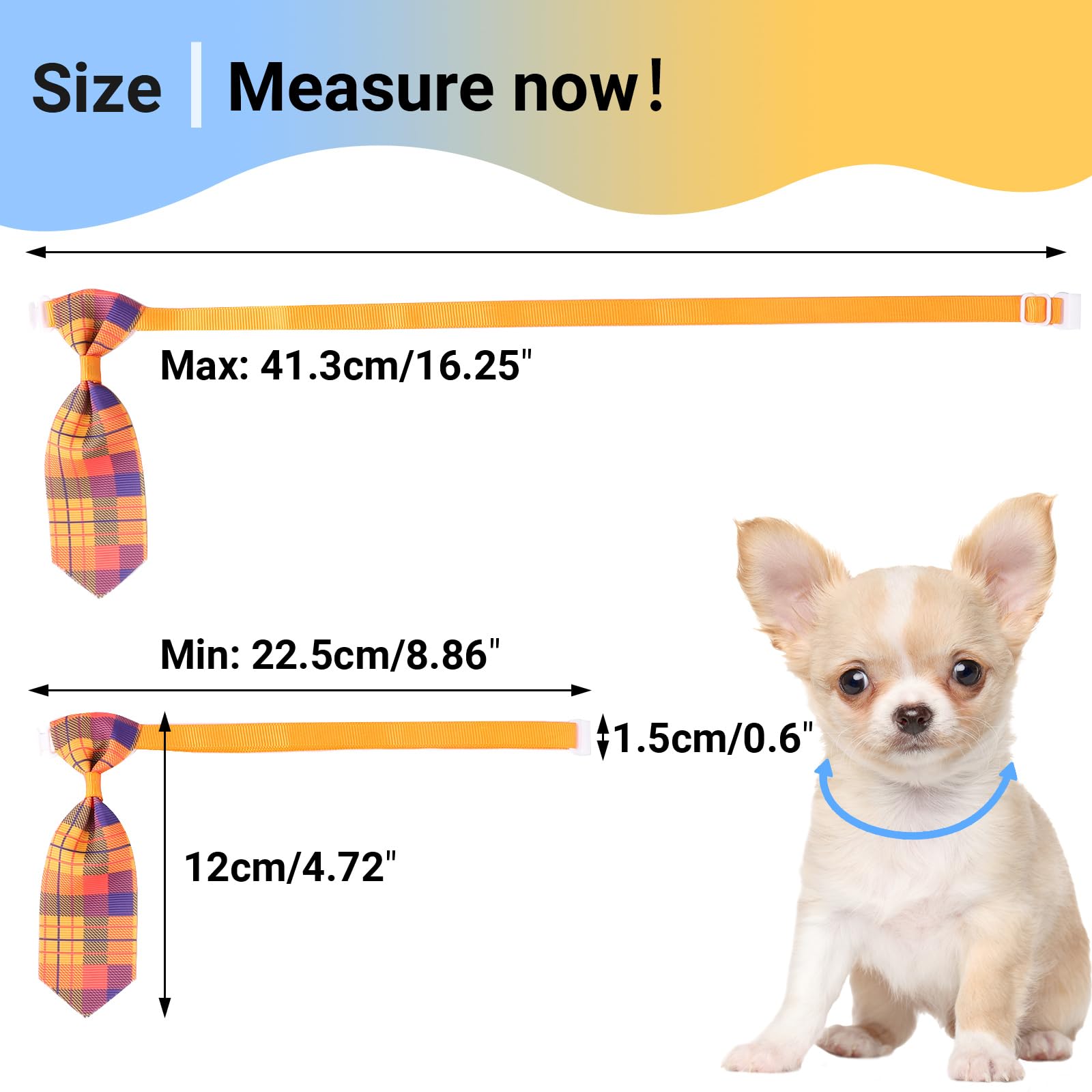 Segarty Small Dog Ties, 40 Pcs Assorted Pattern Adjustable Pet Bow Ties For Small Dogs Bows Cats Grooming Bowties Puppy Neckties